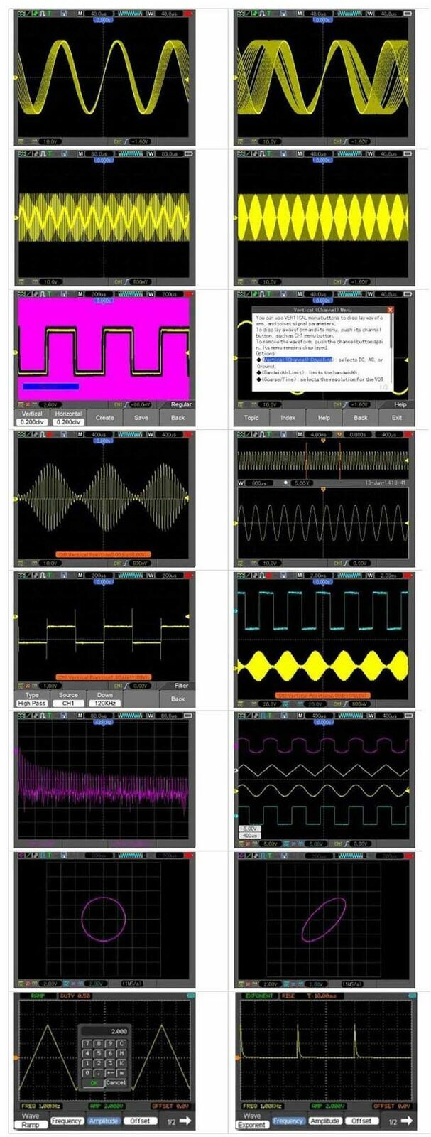 Hantek DSO8202E 6in1 Oscilloscope/Recorder/Spectrum Analyzer/Frequency Counter