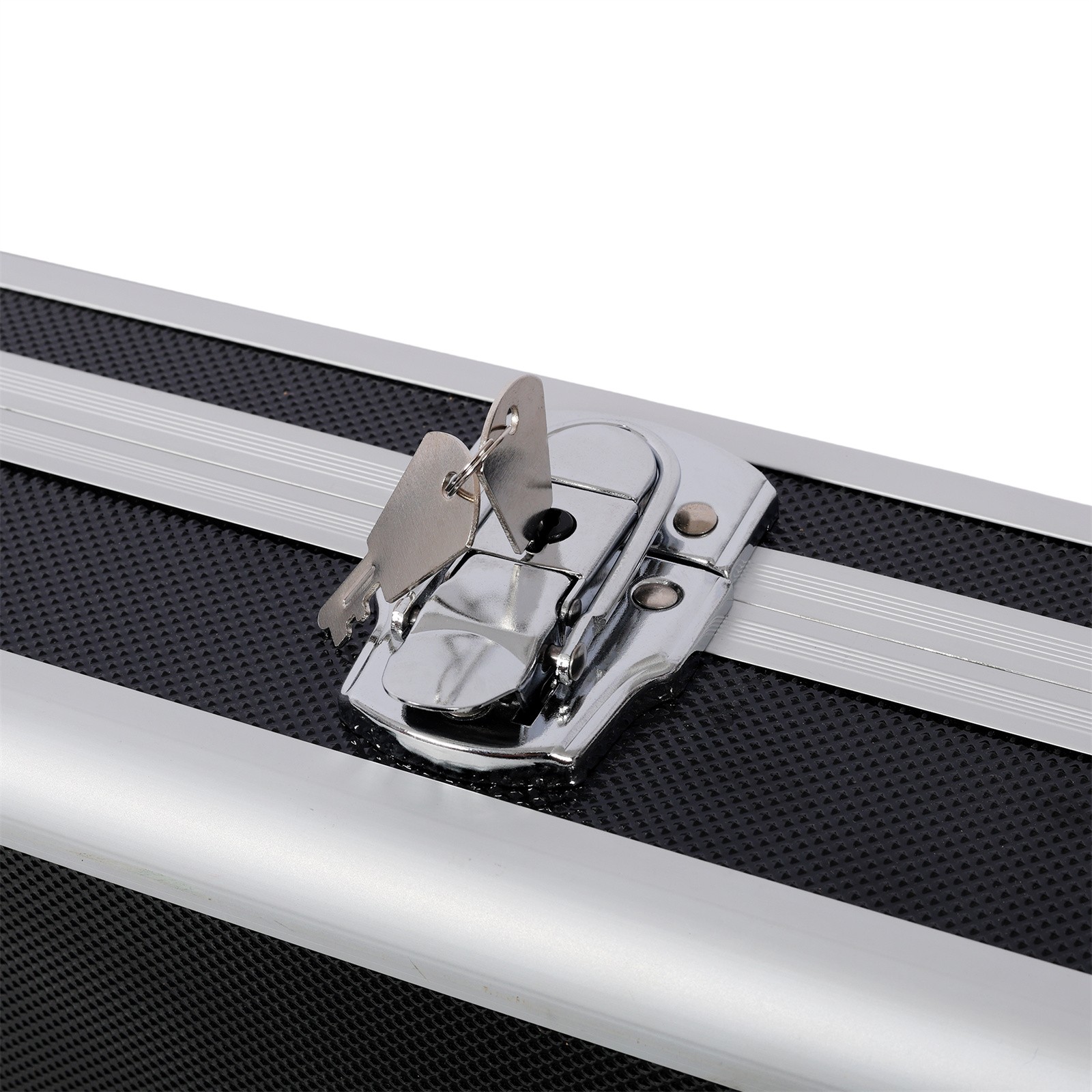 Hard Gun Carrying Case with Foam Long Storage Case Lockable Water Resistant