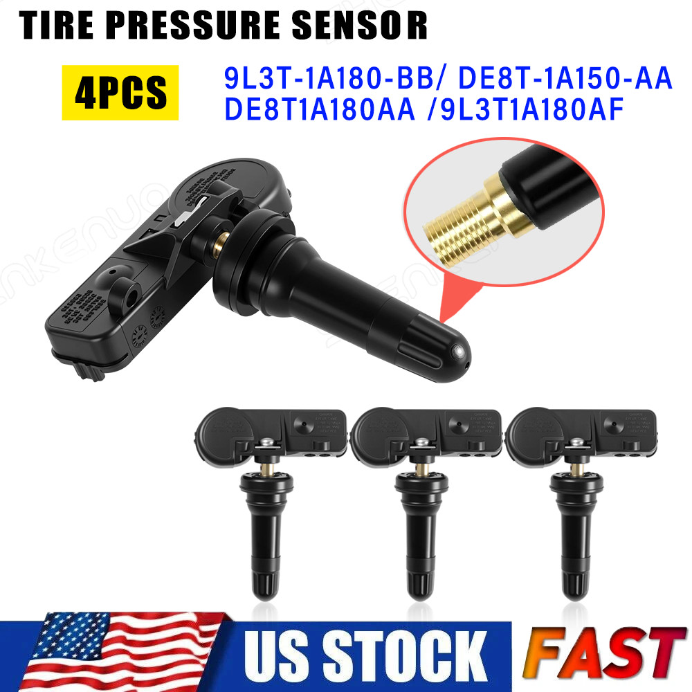 4X For 2010-2016 Ford Fusion TPMS Tire Pressure Sensors DE8T1A180AA /9L3T1A180AF