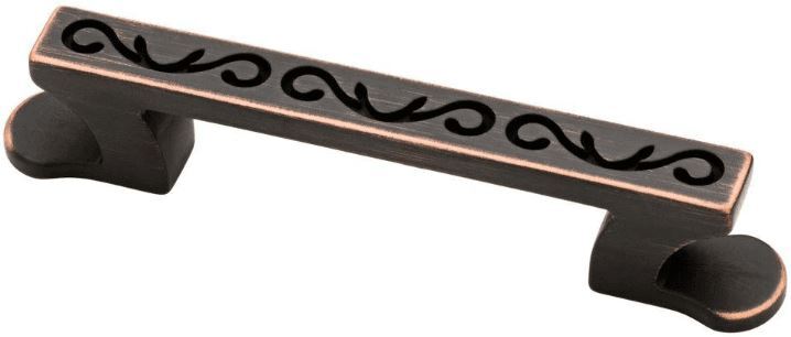 3" Angevine Pull Bronze with Copper Highlights