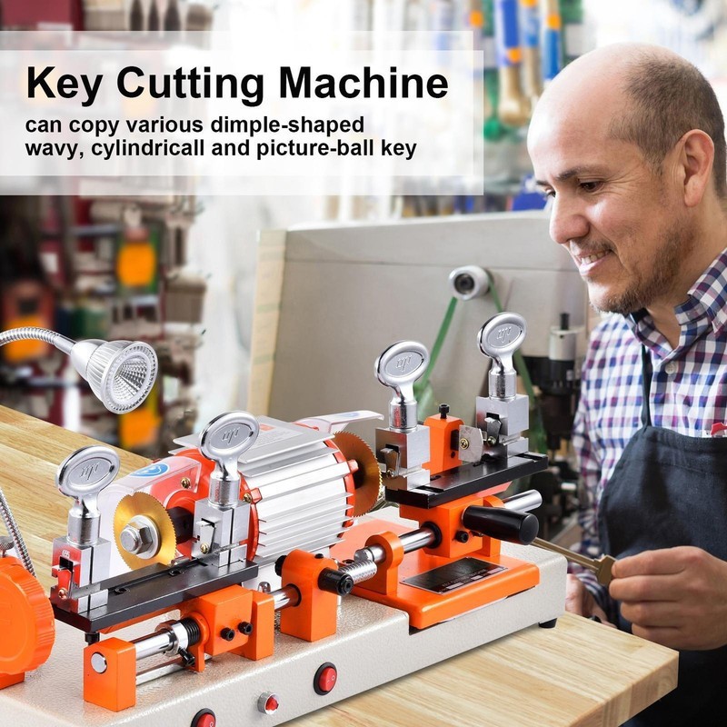 Two-sided Key Cutting duplicating Machine Cutter Car Key Copier Locksmith Tools-