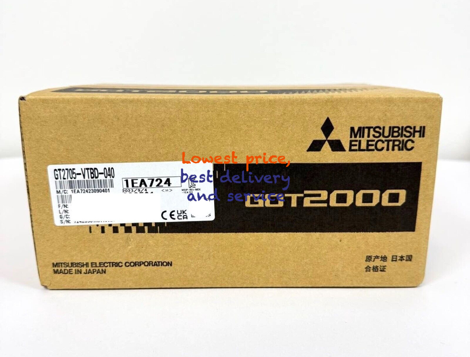 1pc New Mitsubishi GT2705-VTBD Touch Screen Fast Shipping