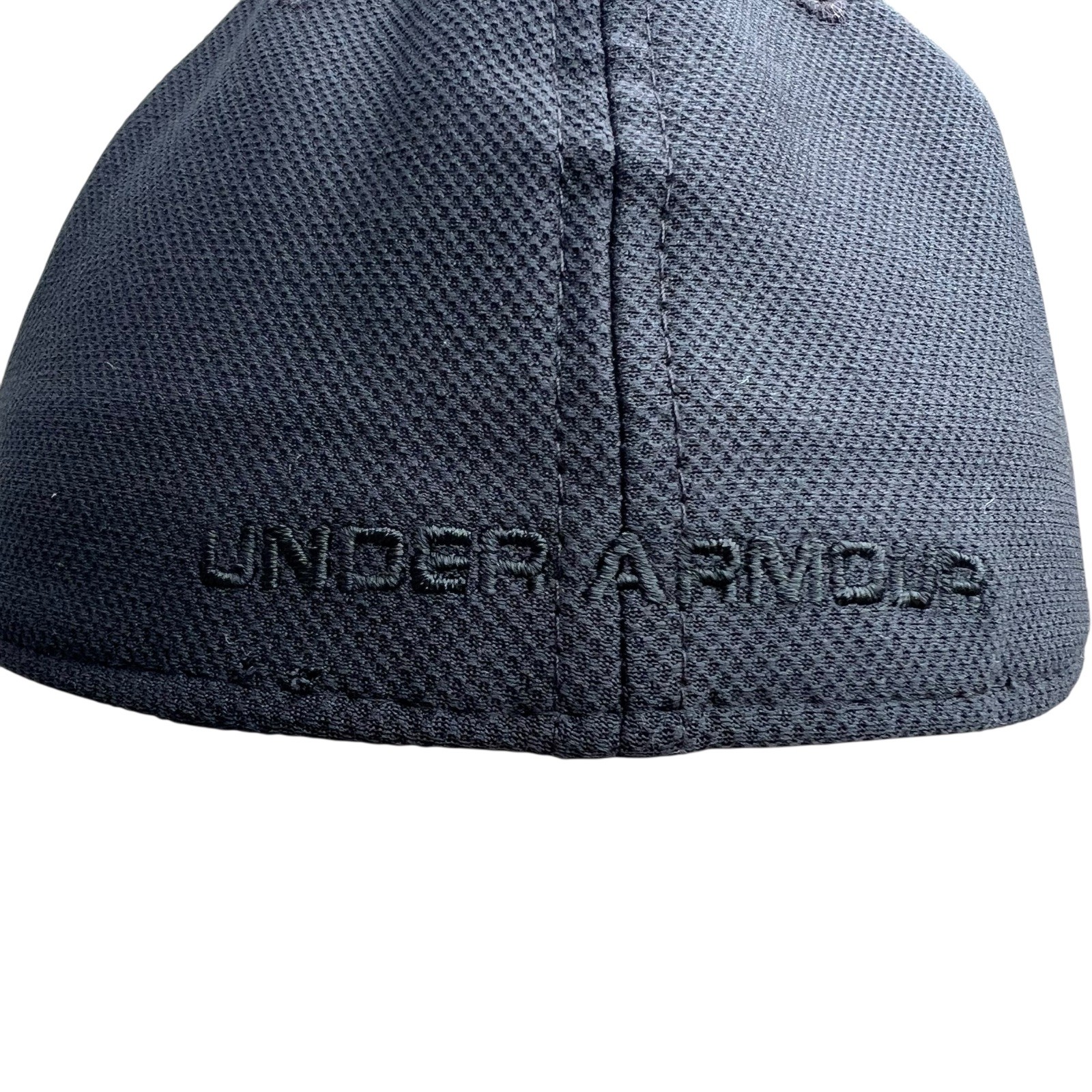 Under Armour Hat Men M/L Black Blitzing 3.0 Low Stretch Performance Golf Active