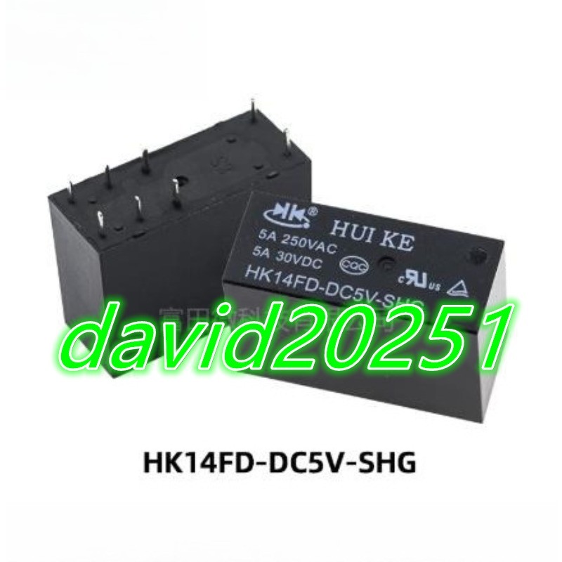 5PCS NEW HK14FD-DC5V-SHG 8-pin Relay #CX