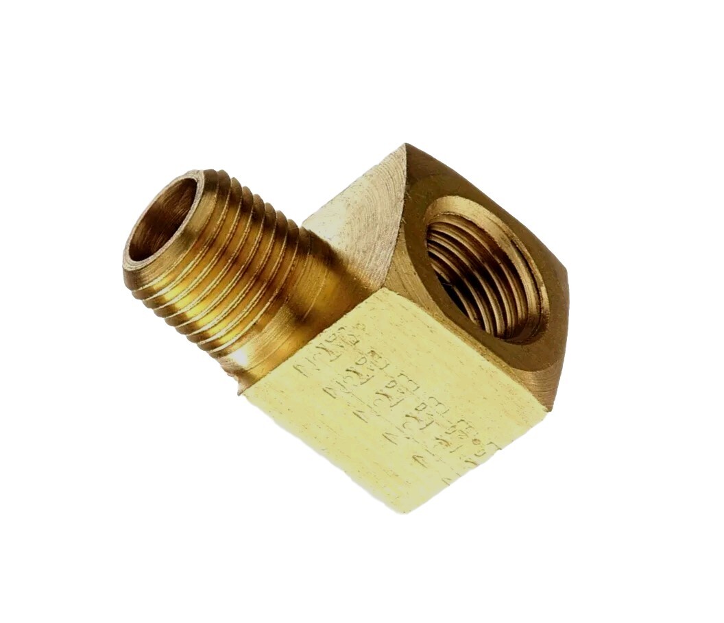 EATON 3400X2, 90° Street Elbow, Brass, 1/8" FNPT X 1/8" MNPT