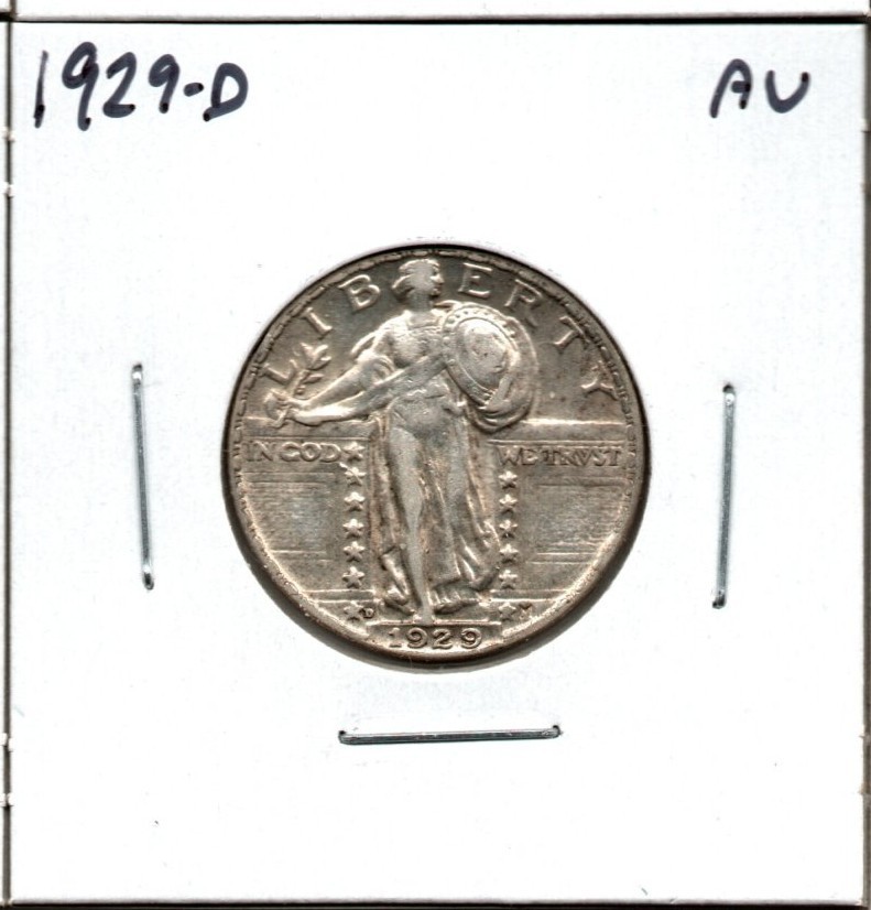 1929-D Standing Liberty Quarter AU