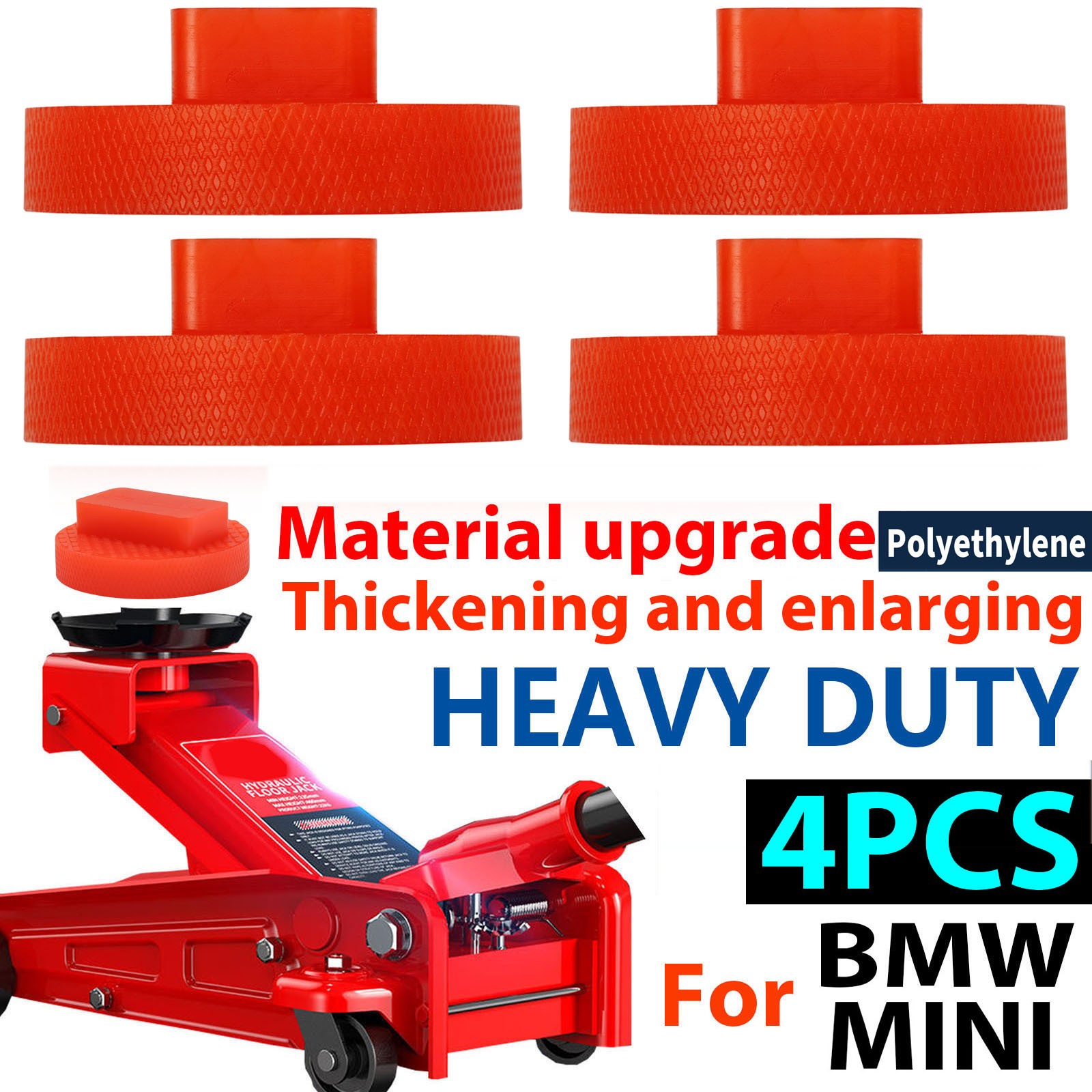x4 For BMW 1 3 5 X3 X5 E46 E39 E60 E90 Floor Jacking Point Jack Lift Pad Adapter