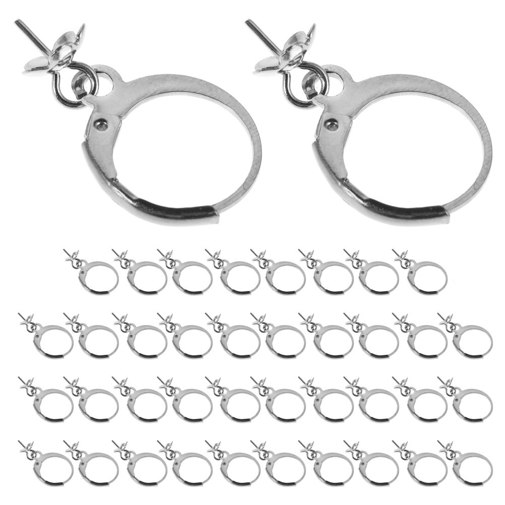 40 Pcs Lever Back Hooks for Jewelry Dangle Ear Wire DIY Earring Making