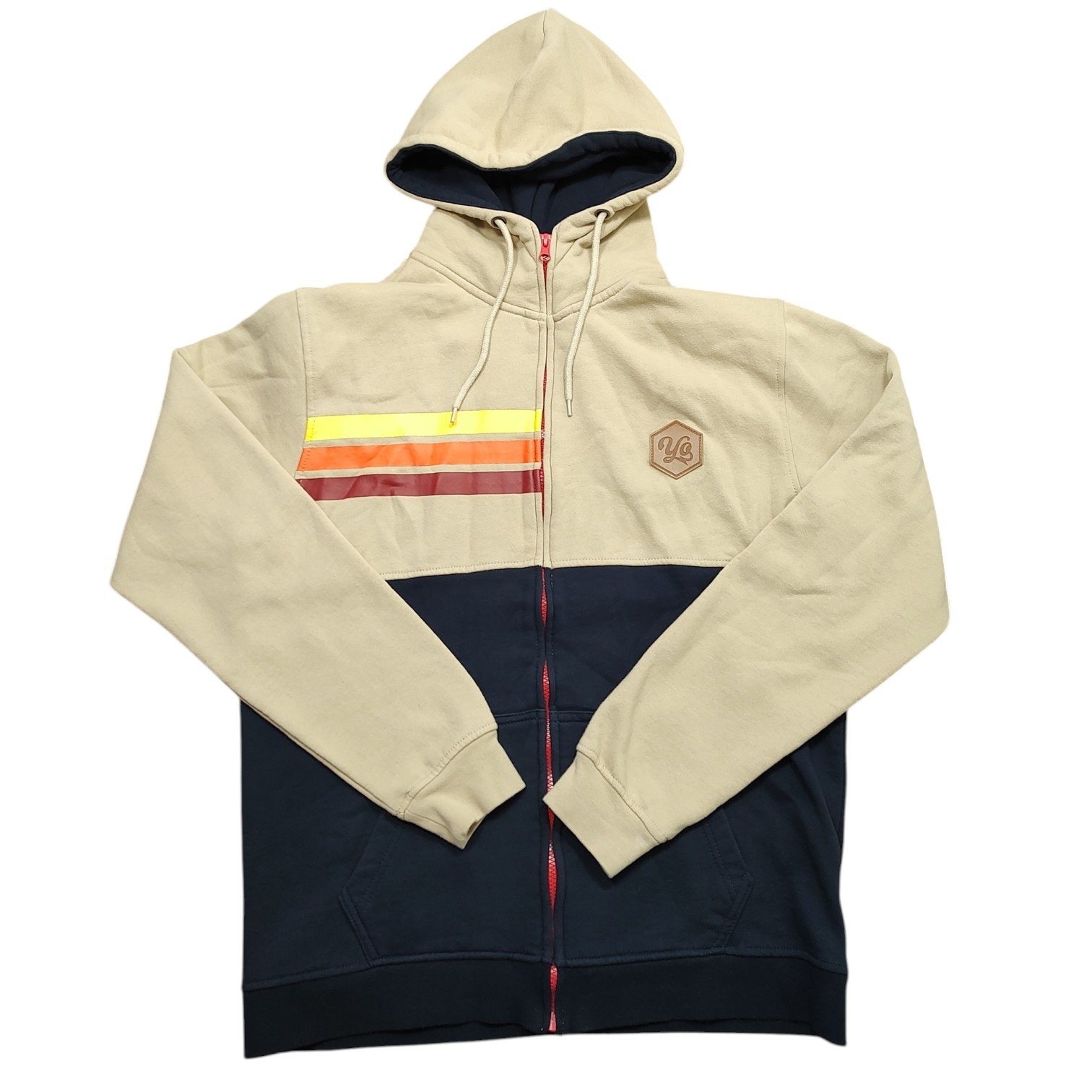 Yo Colorado Full Zip Hoodie Sweatshirt Rare Mens Tag L Retro Vibes