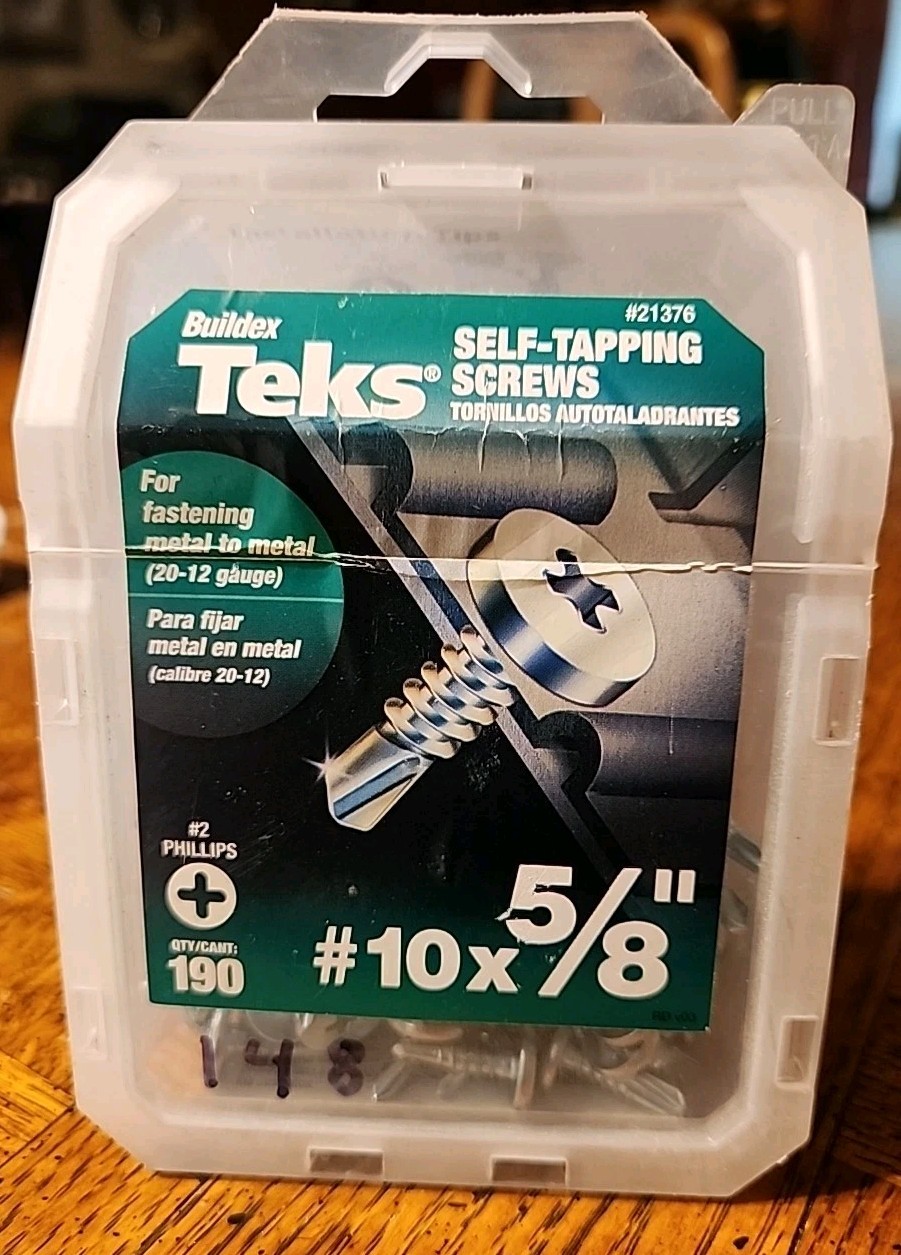 Teks #10 x 5/8 In. Pan Head Drill Point Metal to Metal Screw (148 Ct.) 21376