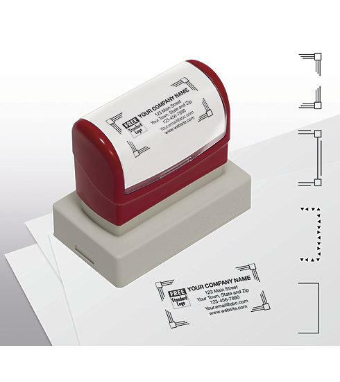 Name And Address Stamper, Large - Pre-Inked / Deluxe Item #: D2022L