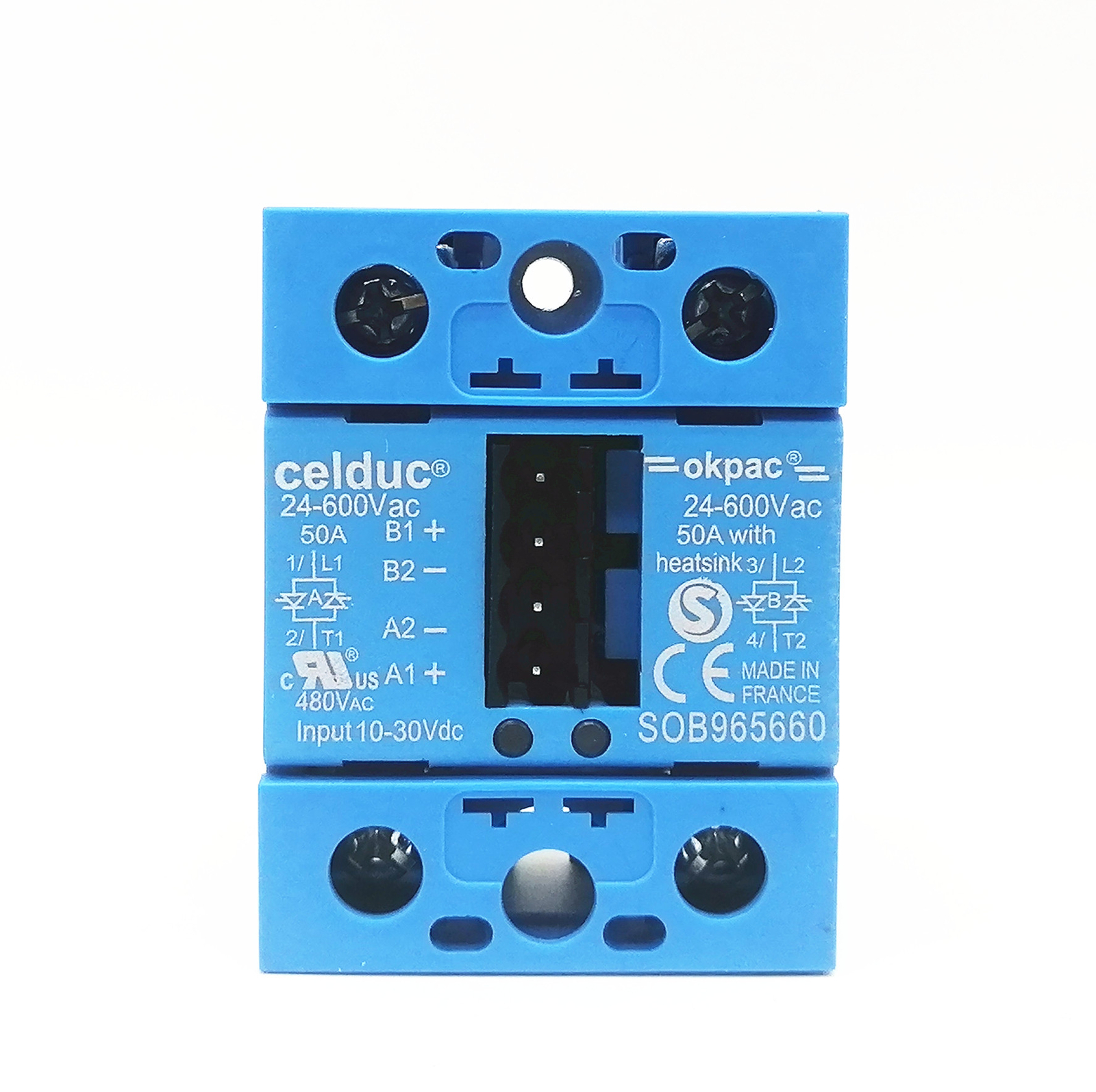 Celduc solid state relay SOB965660 50A 24-600VAC