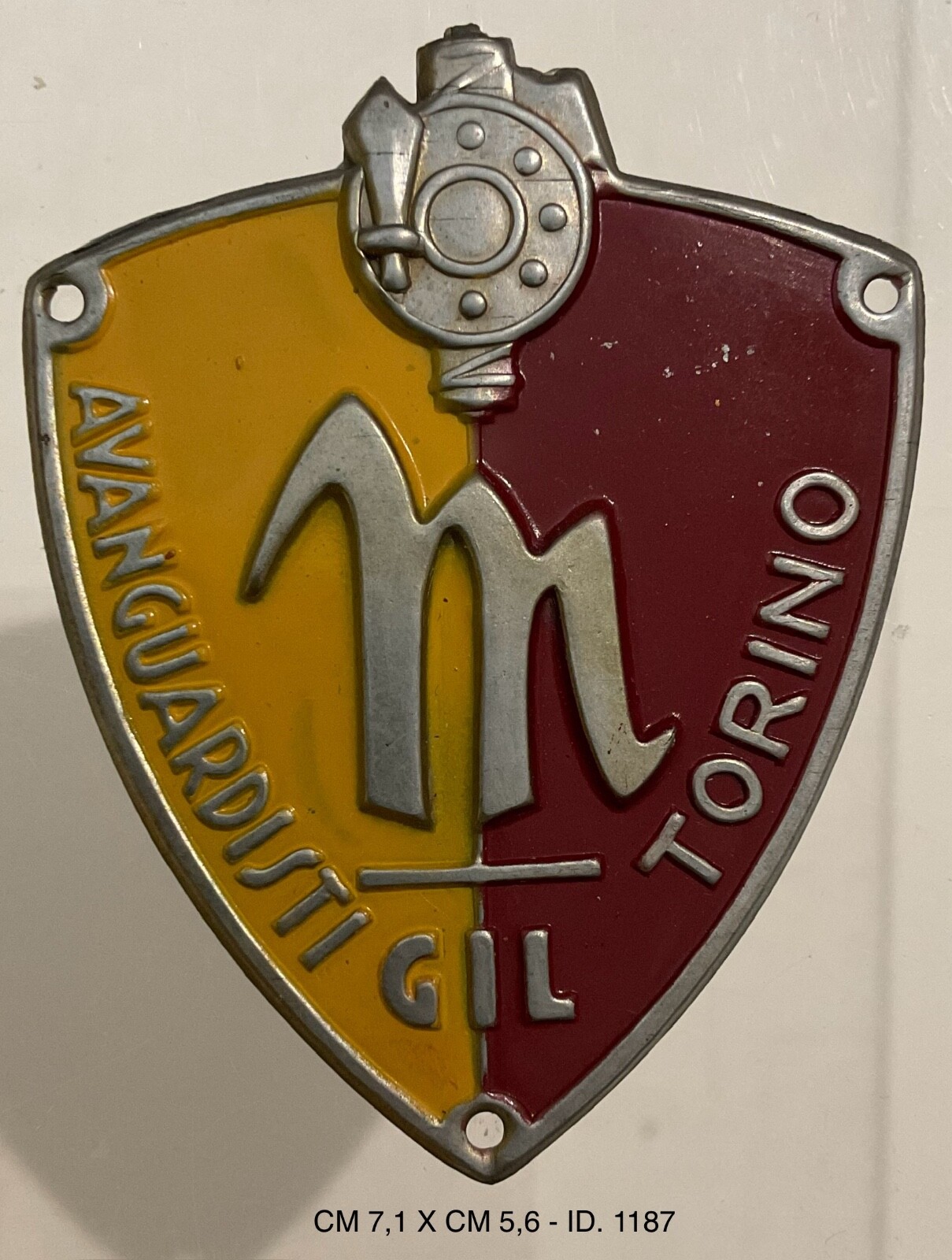 TORINO AVANGUARDISTI GIL SCUDETTO DA BRACCIO GIOVENTÙ ITALIANA DEL LITTORIO PNF