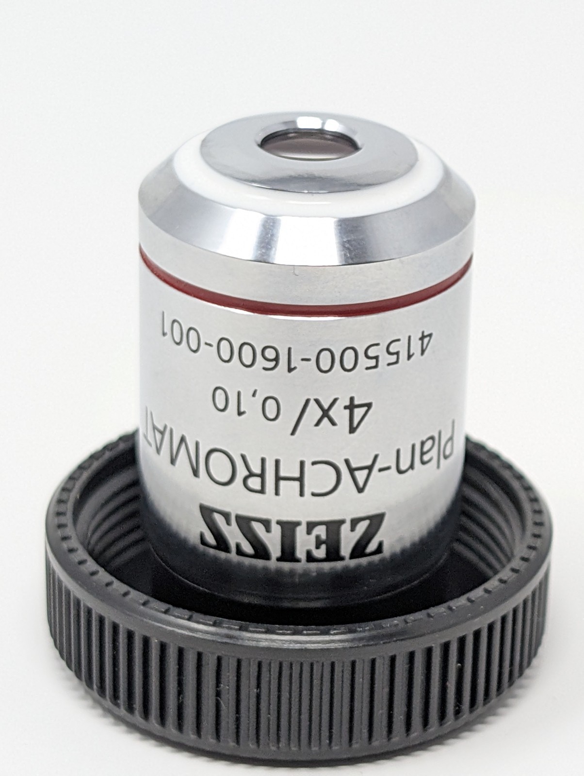 Zeiss Primo Plan-Achromat 4X/.10NA PH0 Phase Contrast Objective Microscope Lens
