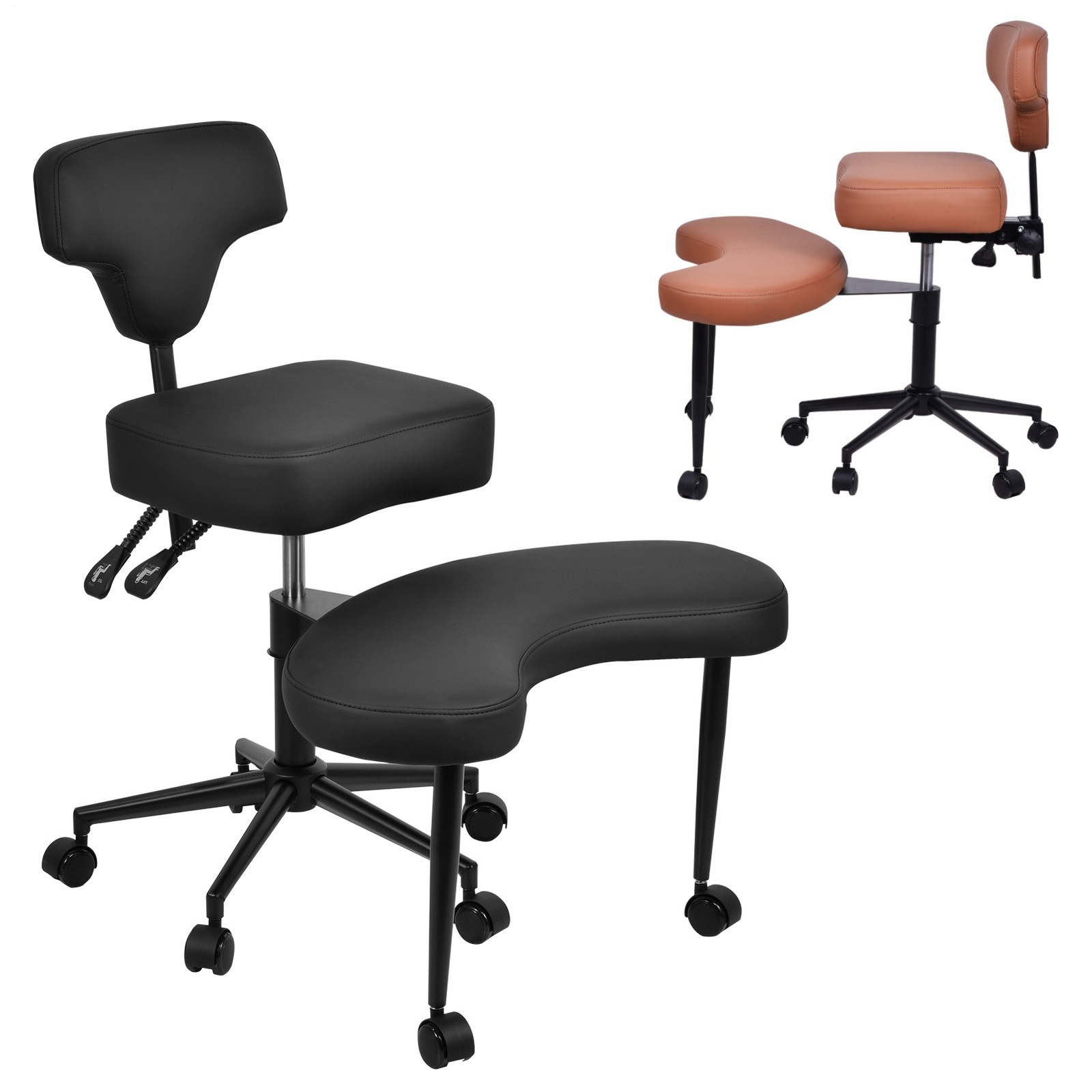 Meditation Chair, ADHD Chair, Cross Legged Office Chair with Wheels New