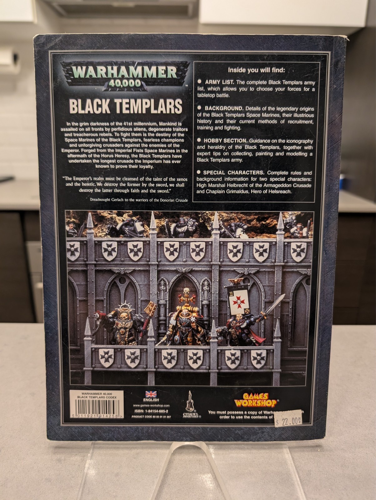 Games Workshop Warhammer 40000 40K Codex 4th Ed. Black Templars