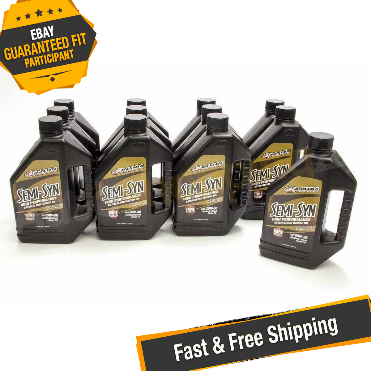 Maxima Racing Oils 39-35901B SEMI-SYN Racing Oil - Set of 12