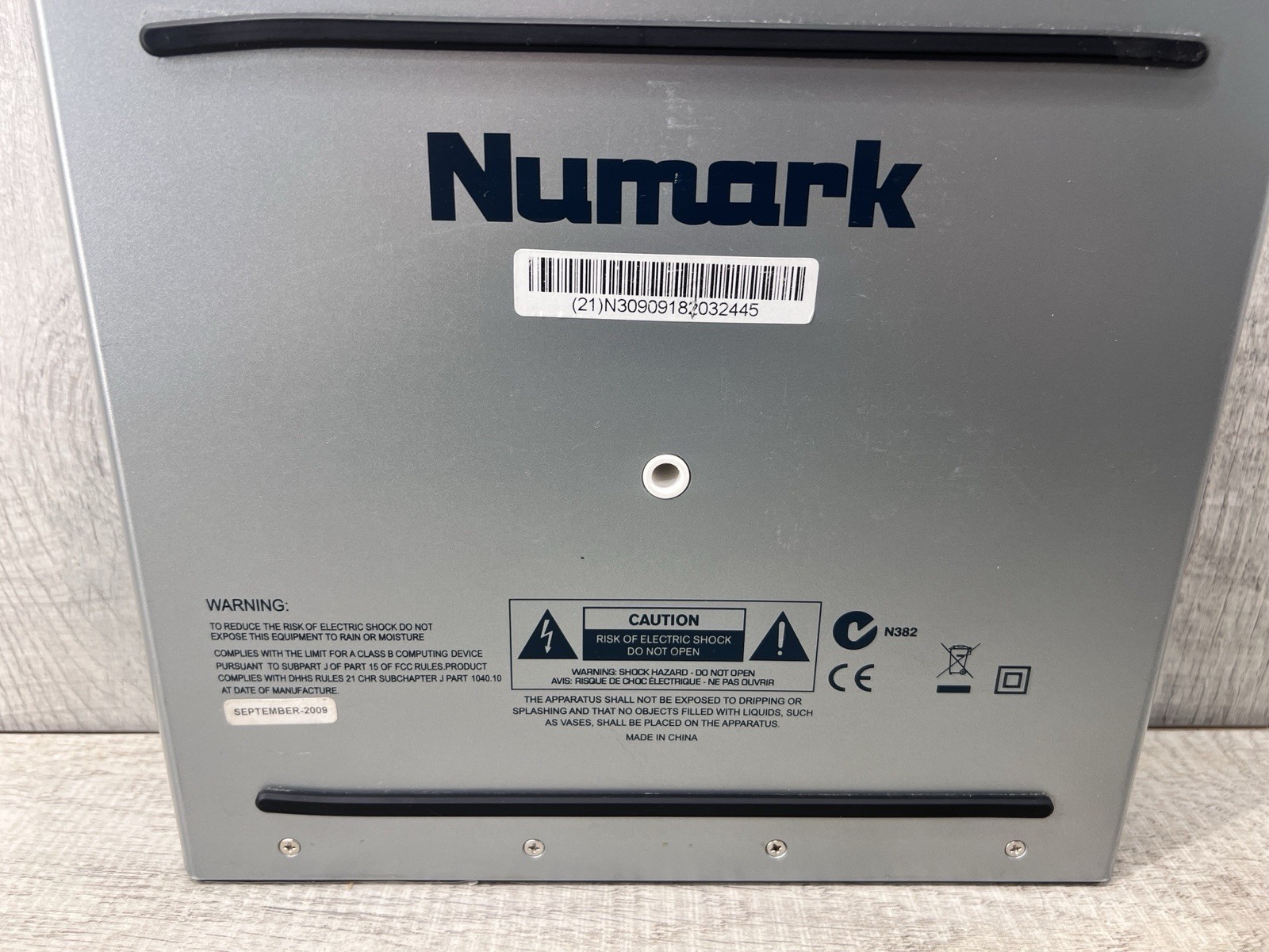 Numark Total Control DJ Double Mixing Deck NO Cords Untested