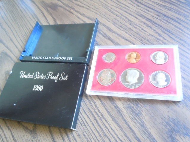 1980 U.S PROOF SET(6 coins) sealed in original US MINT PACKAGING-S. B. Anthony $