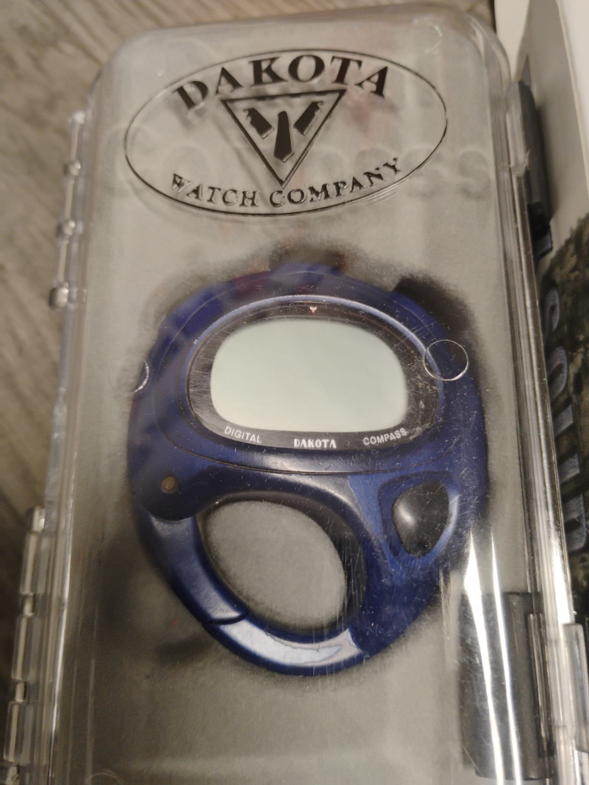 Dakota Backpacker Clip Digital Compass Blue With H2O Box In Packaging
