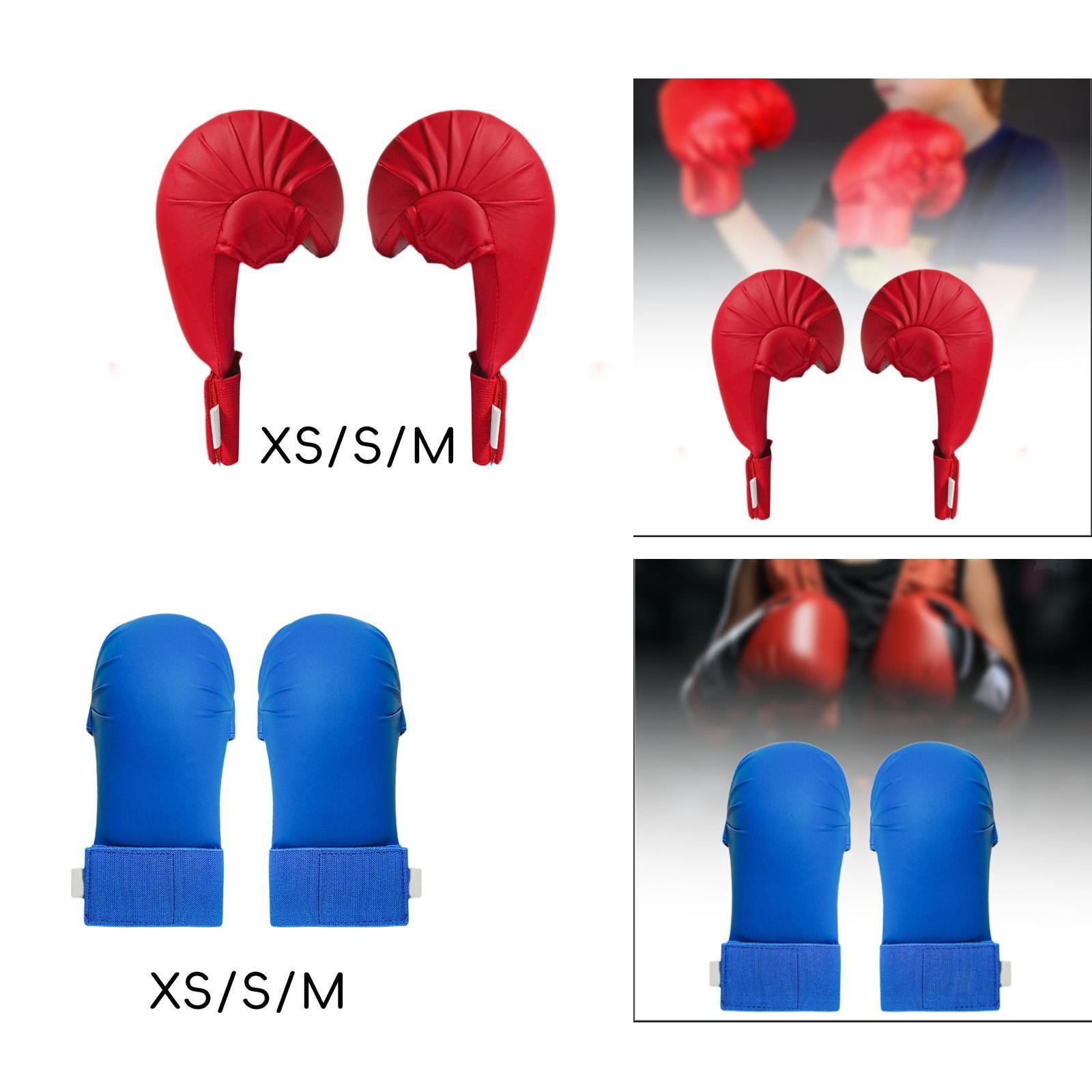 2 Pieces Karate Training Mitts Martial Sports Kickboxing Sparring Professional