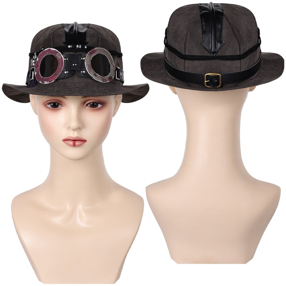 Isha Punk Hat Girls Boys Halloween Carnival Cosplay Costume Accessories