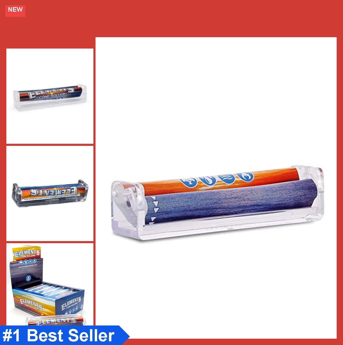Cone Rolling Machine 110mm Rice Paper Cigarette Rolling Tool With Pack of 8