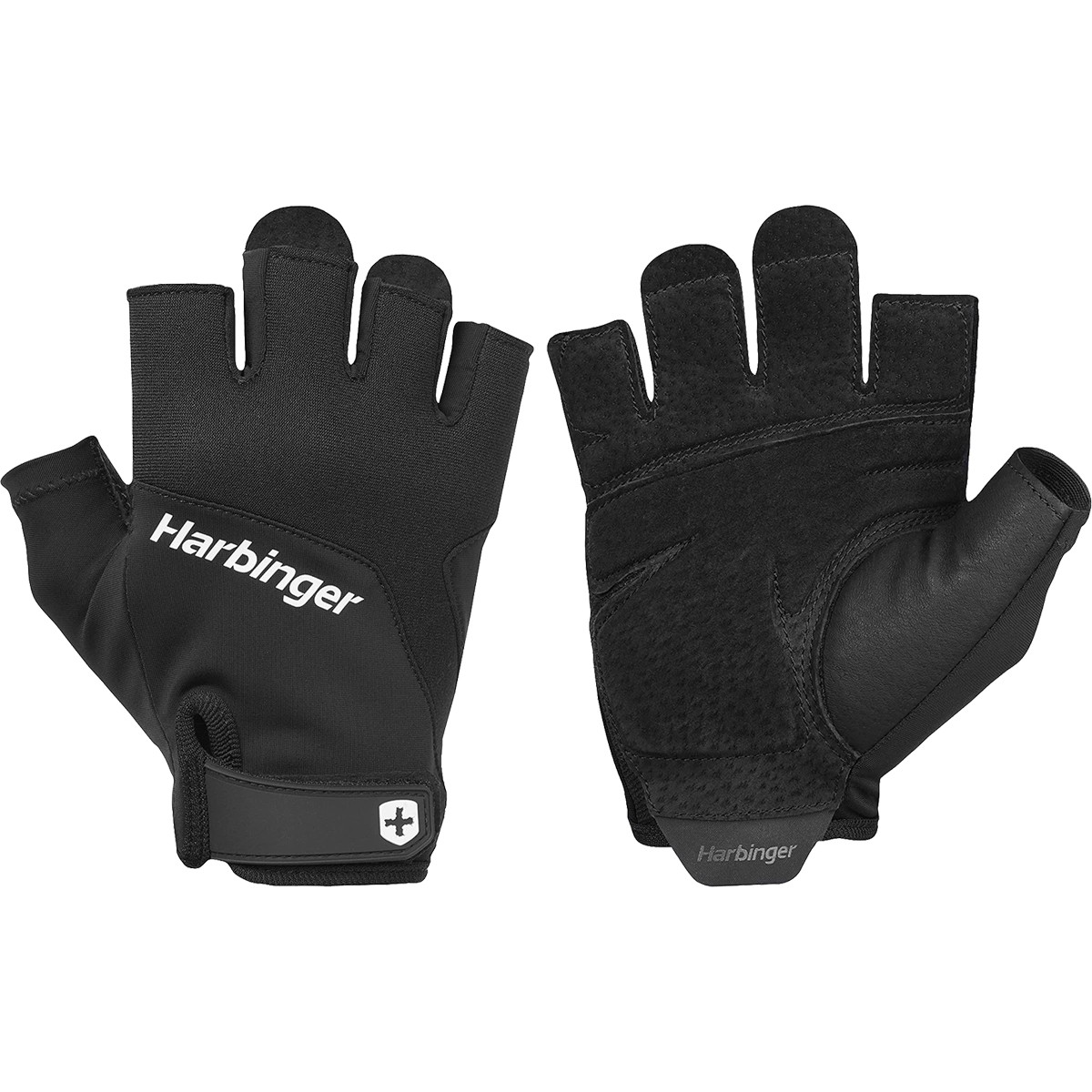 Harbinger Unisex Training Grip Weight Lifting Gloves - Small - Black