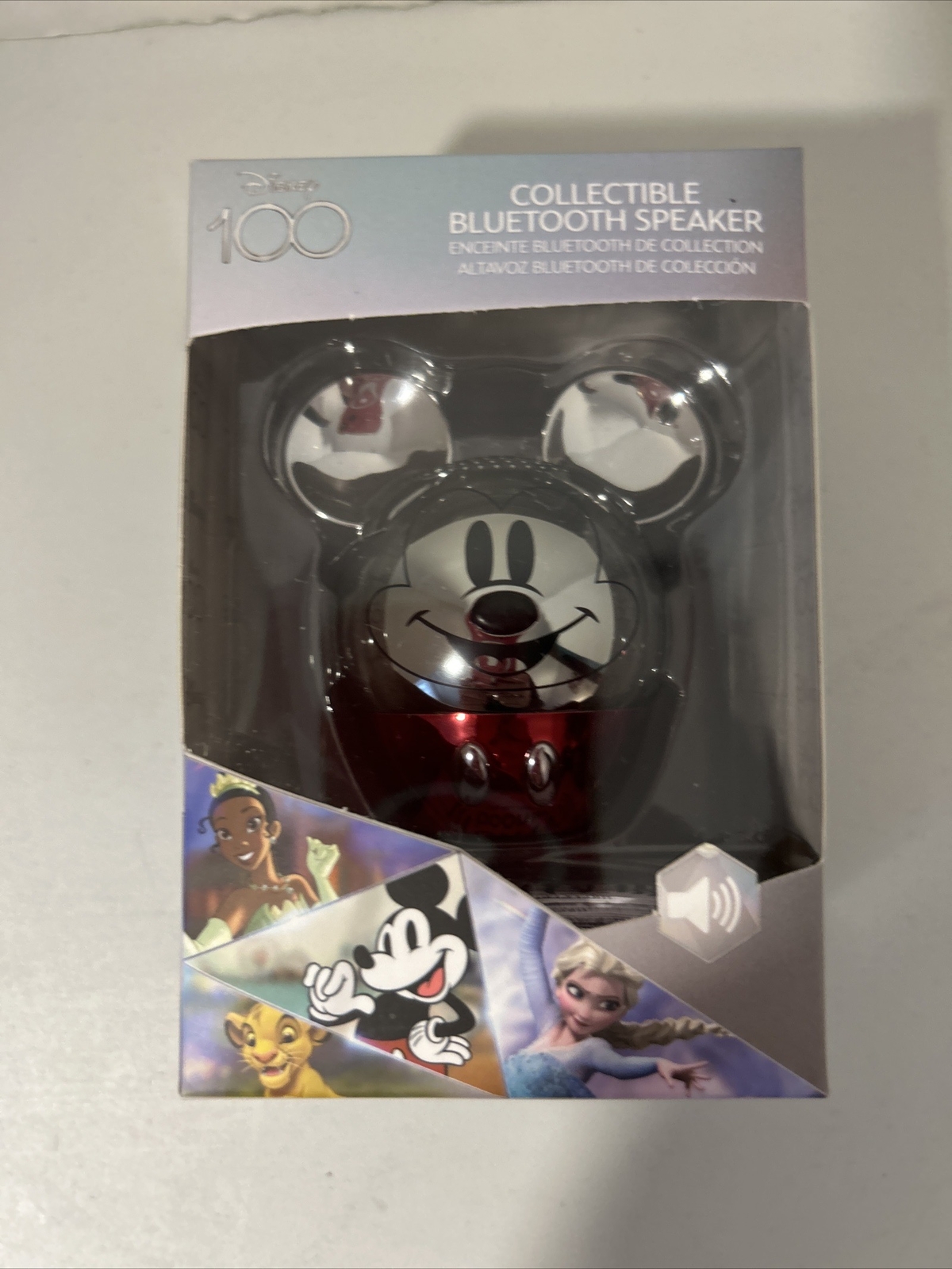 Disney 100 Collectible Bluetooth Speaker Bitty Boomers Mickey Mouse