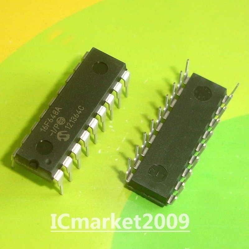 2 PCS PIC16F648A-I/P DIP-18 PIC16F648 16F648A 8-Bit CMOS Microcontrollers Chip