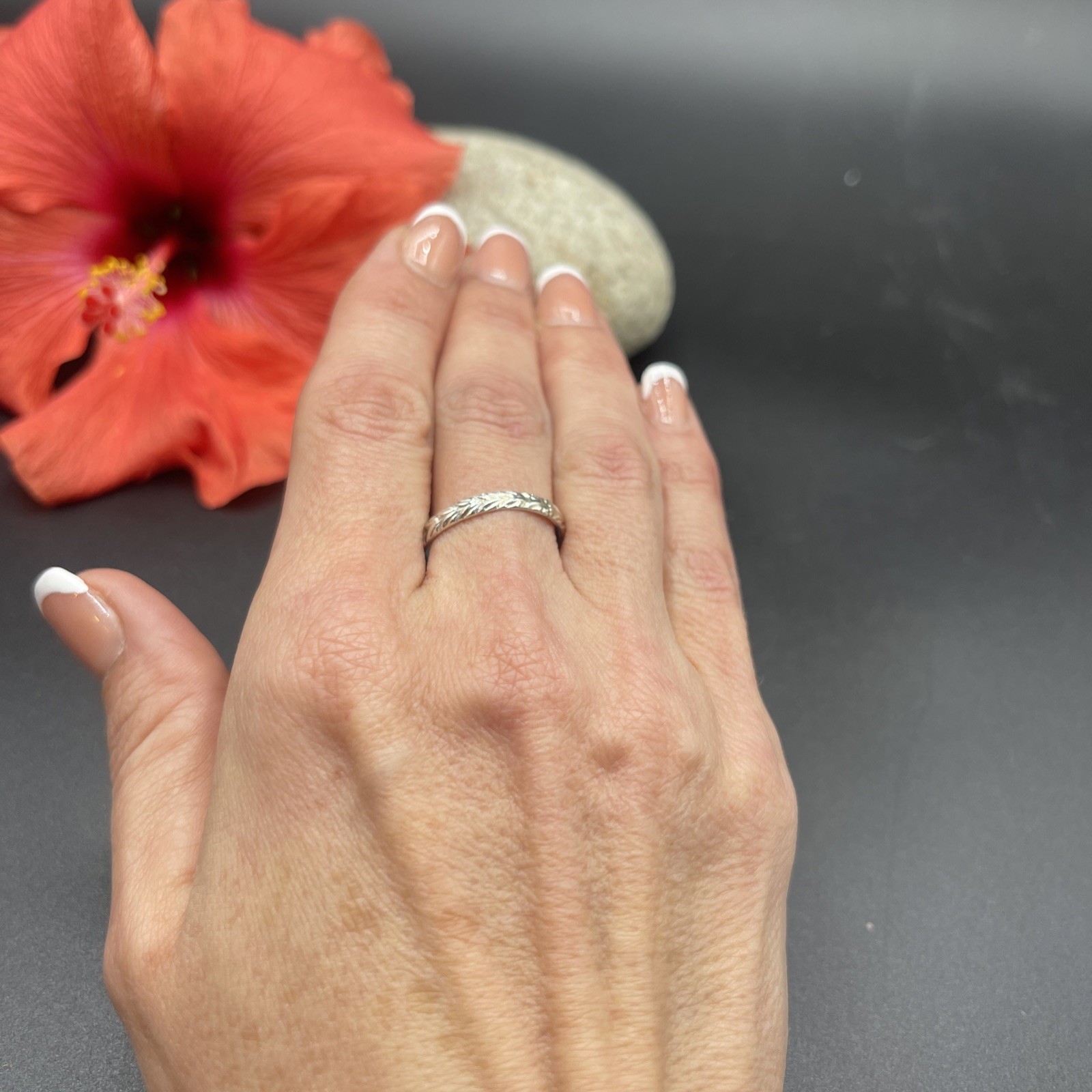 Stunning Unique Handmade 925 Sterling Silver Stackable Band Ring #B104