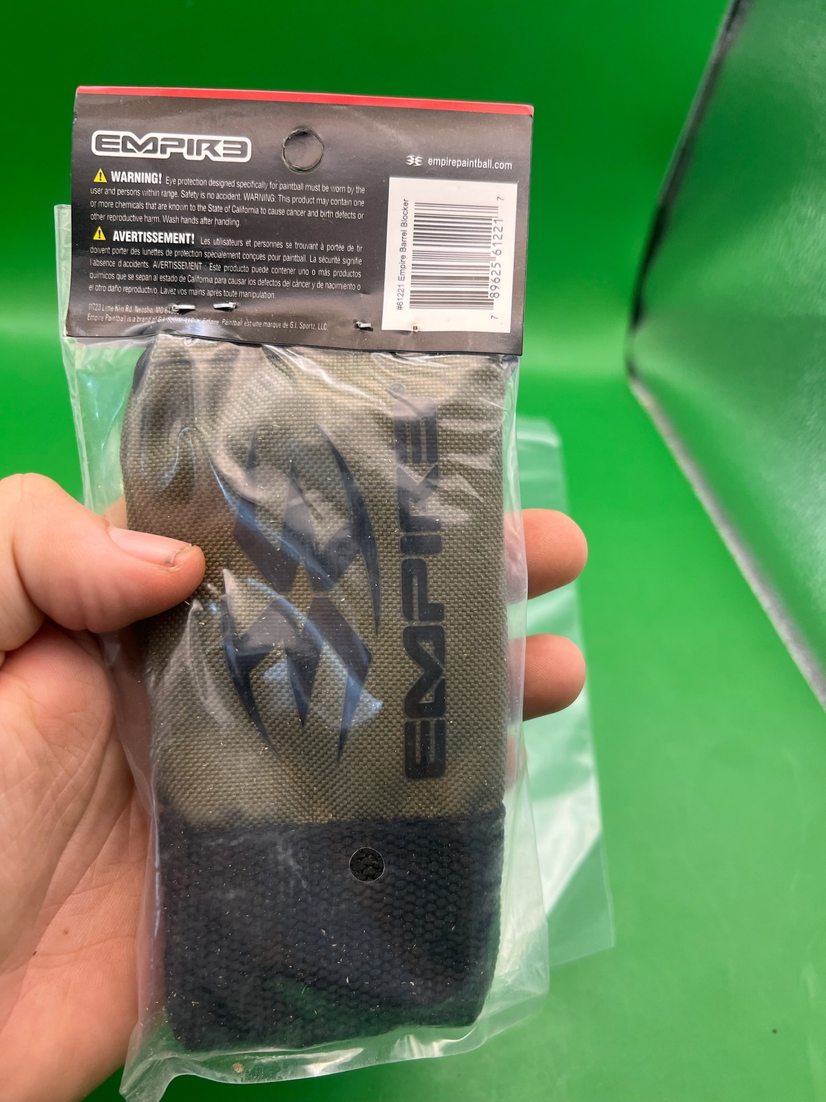 Empire Paintball Barrel Blocker Black Camo Set