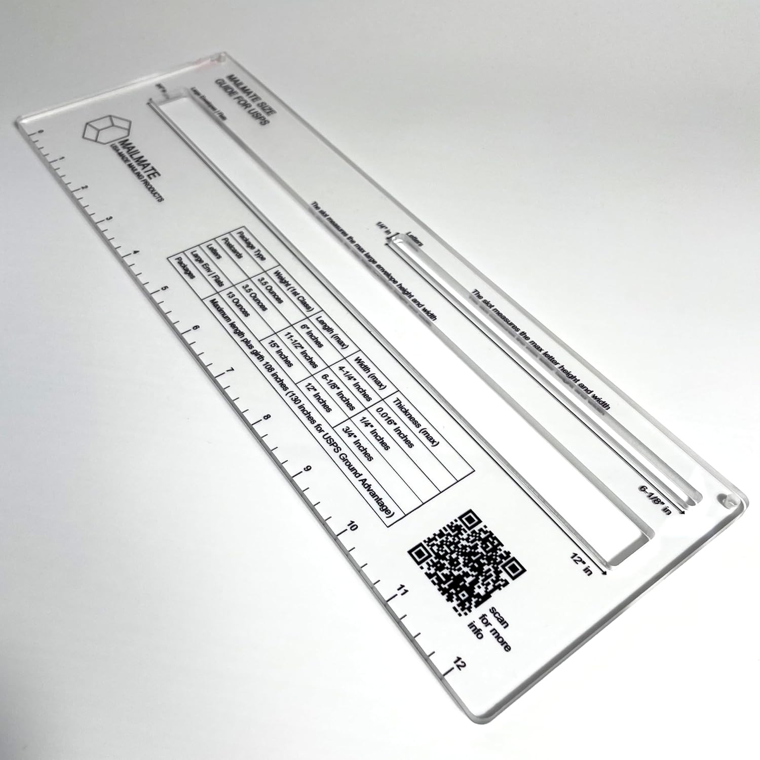 Shipping Guide for USPS | Mail Sizer, Mail Measure, Slot Template, Letter & E...