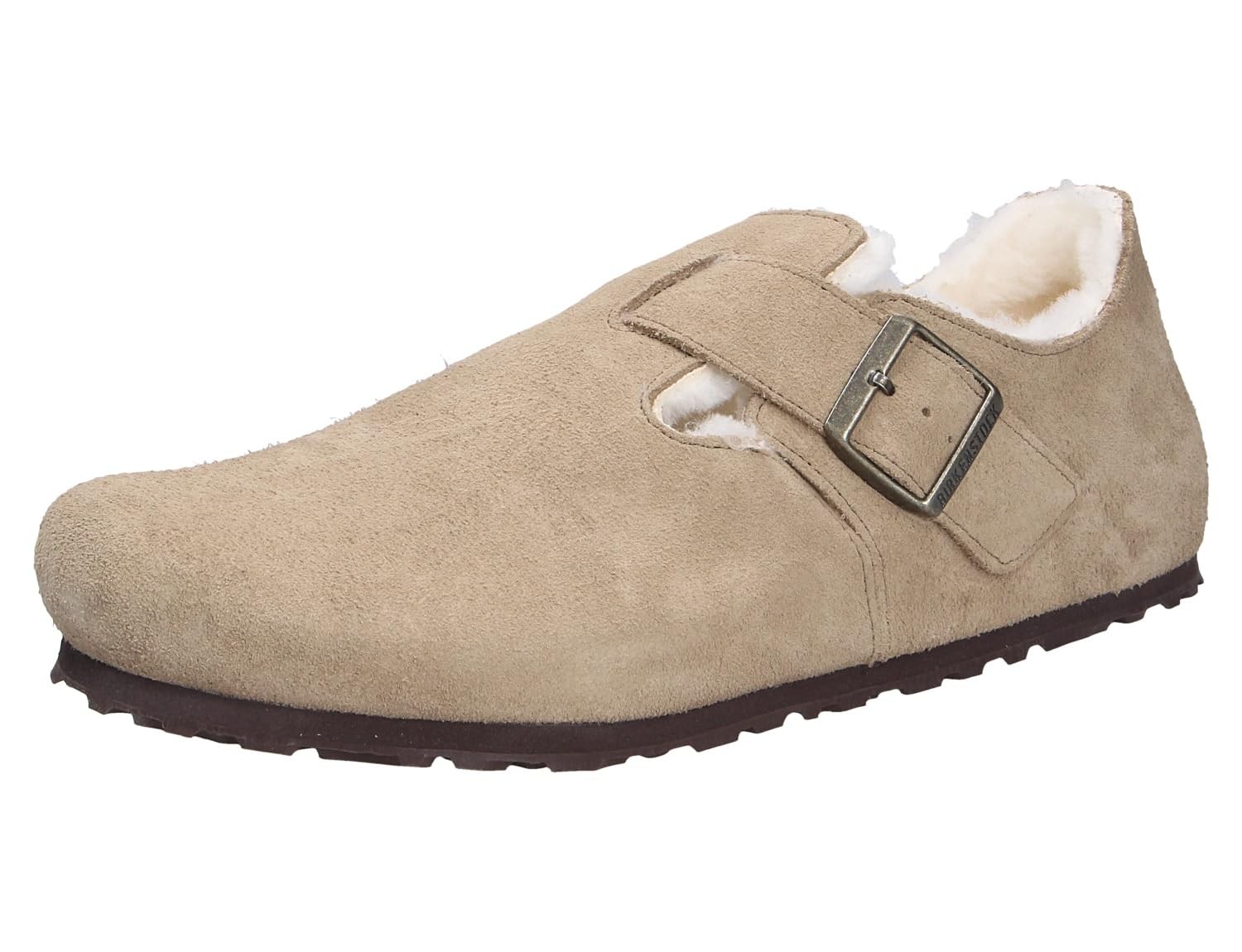 Sz 10-10.5 Women/8-8.5 Men  Birkenstock Unisex London Shearling Suede Leather ..