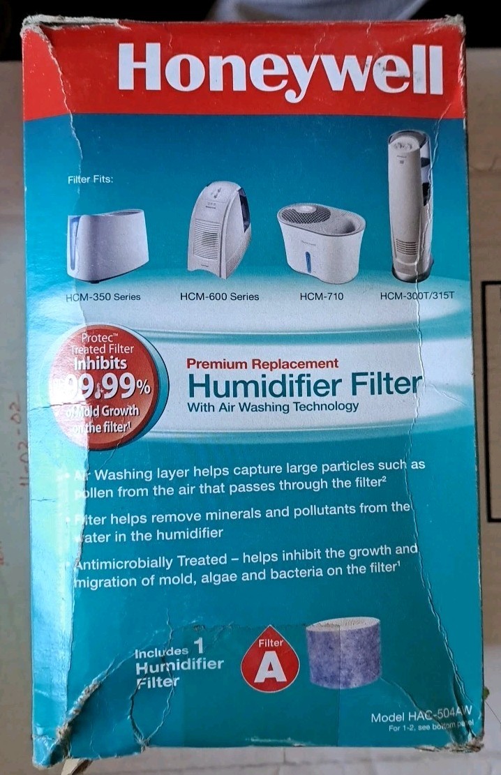 Genuine Honeywell Humidifier Replacement Filter A HAC-504AW Protec New in Box
