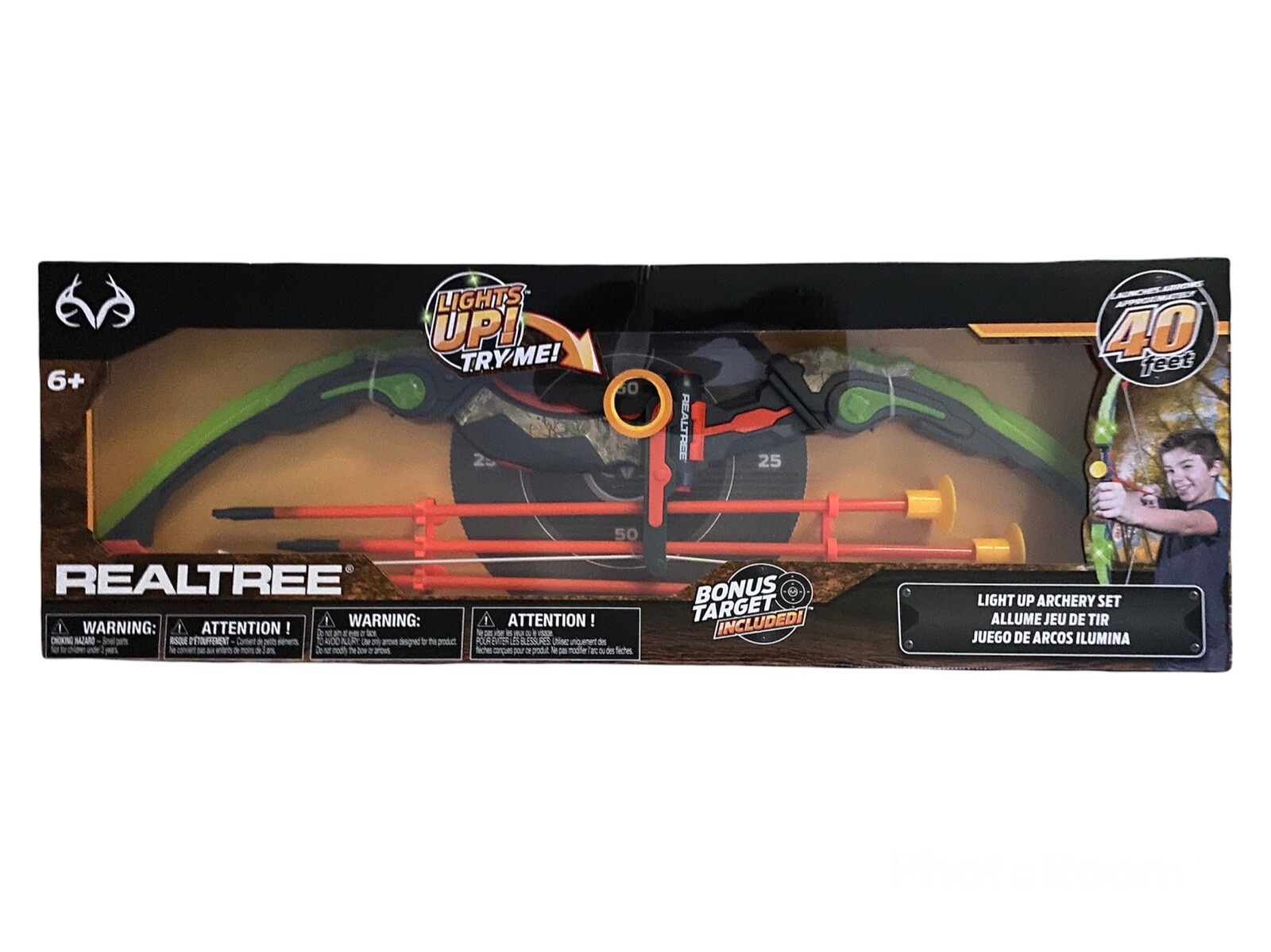 NKOK REALTREE Light Up Kids Archery Set Toy