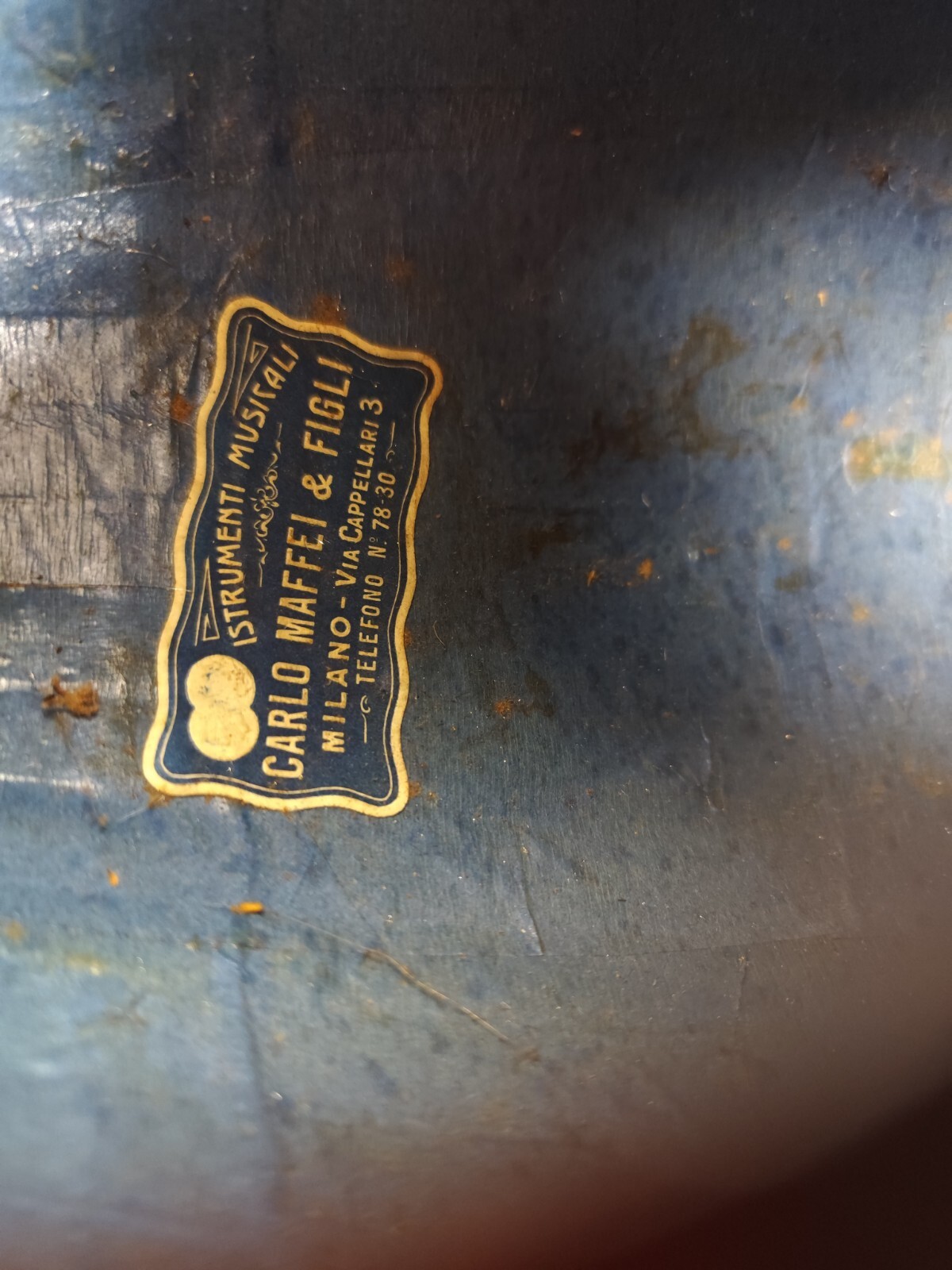 Mandolin 4/4 Carlo Maffei and sons 1908 Milan 曼陀林 만돌린マンドリン