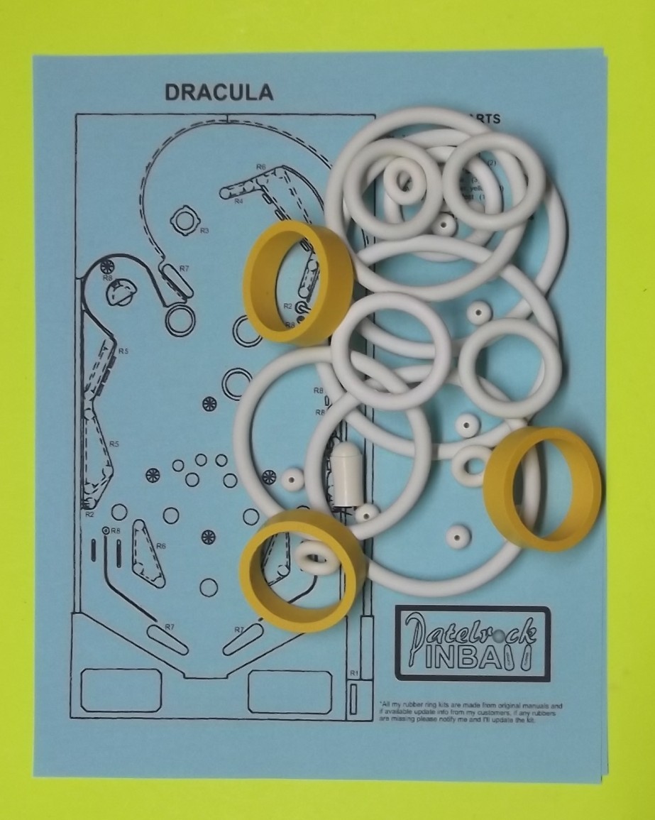 1979 Stern Dracula Pinball Machine Maintenance Super Kit