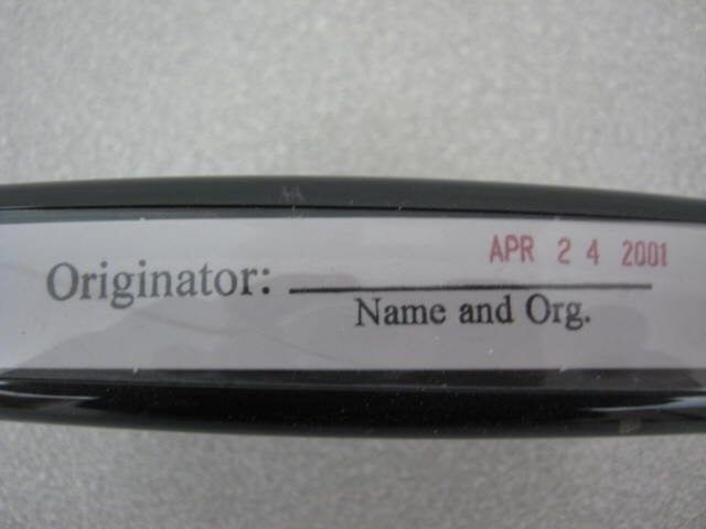 2000 Plus Self Inking Ink Stamp "Originator"