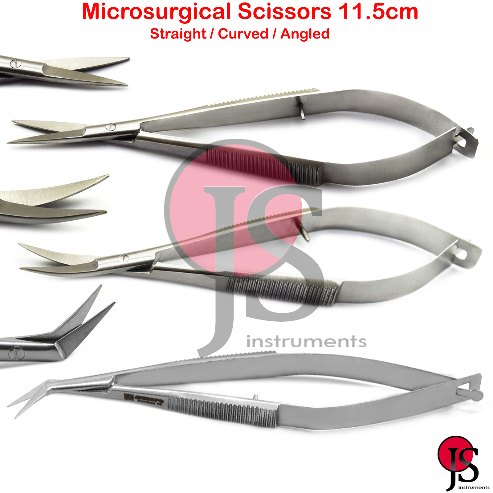 Micro Surgery Noyes Spring Scissors Castroviejo Surgical Ophthalmic Instruments