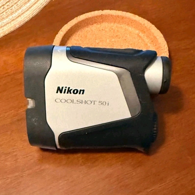 Nikon COOLSHOT 50i Golf Rangefinder Black Silver for Golf Precision Distance