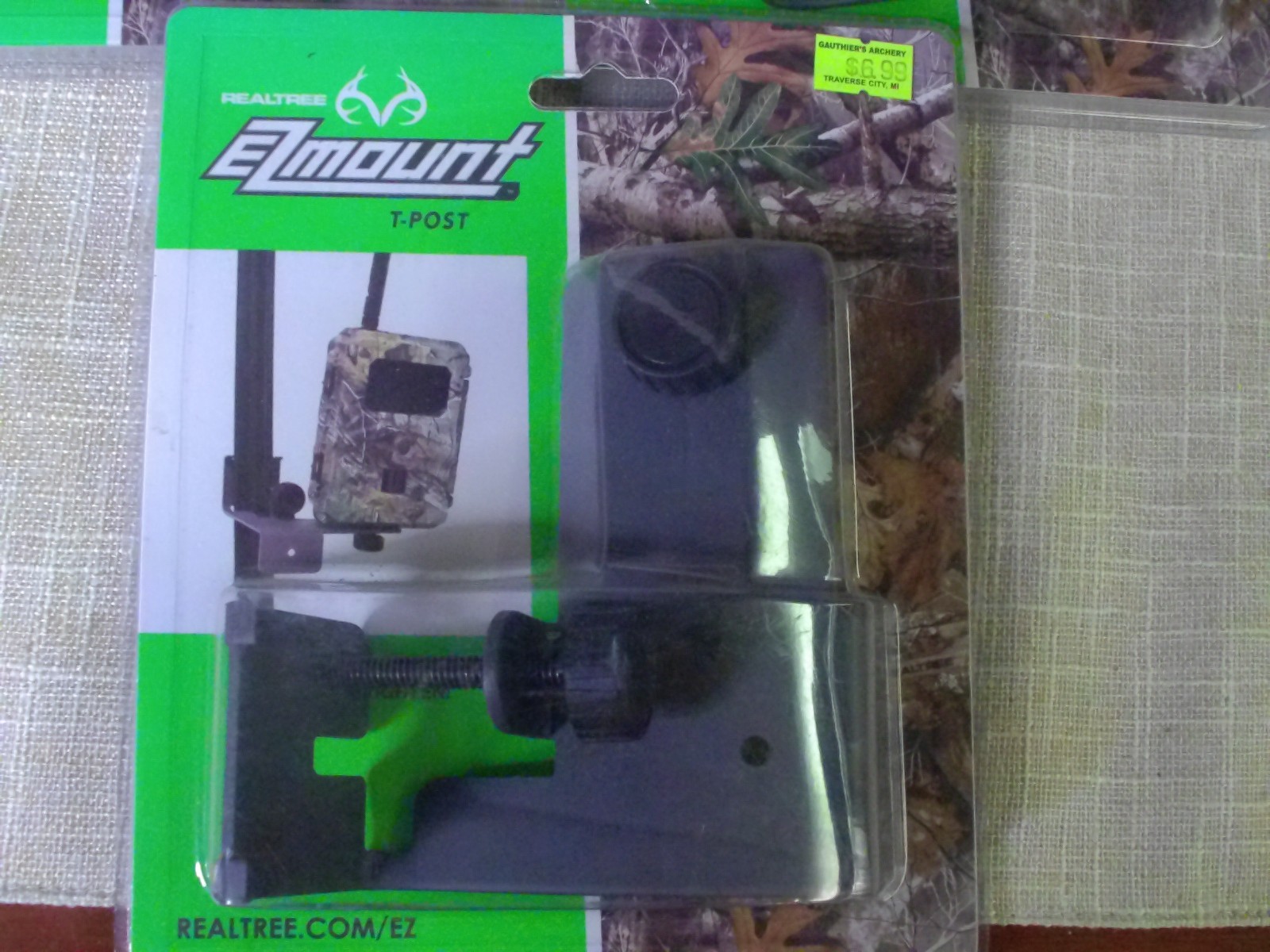 3 PACKS Realtree EZmount T-post Trail camera mount