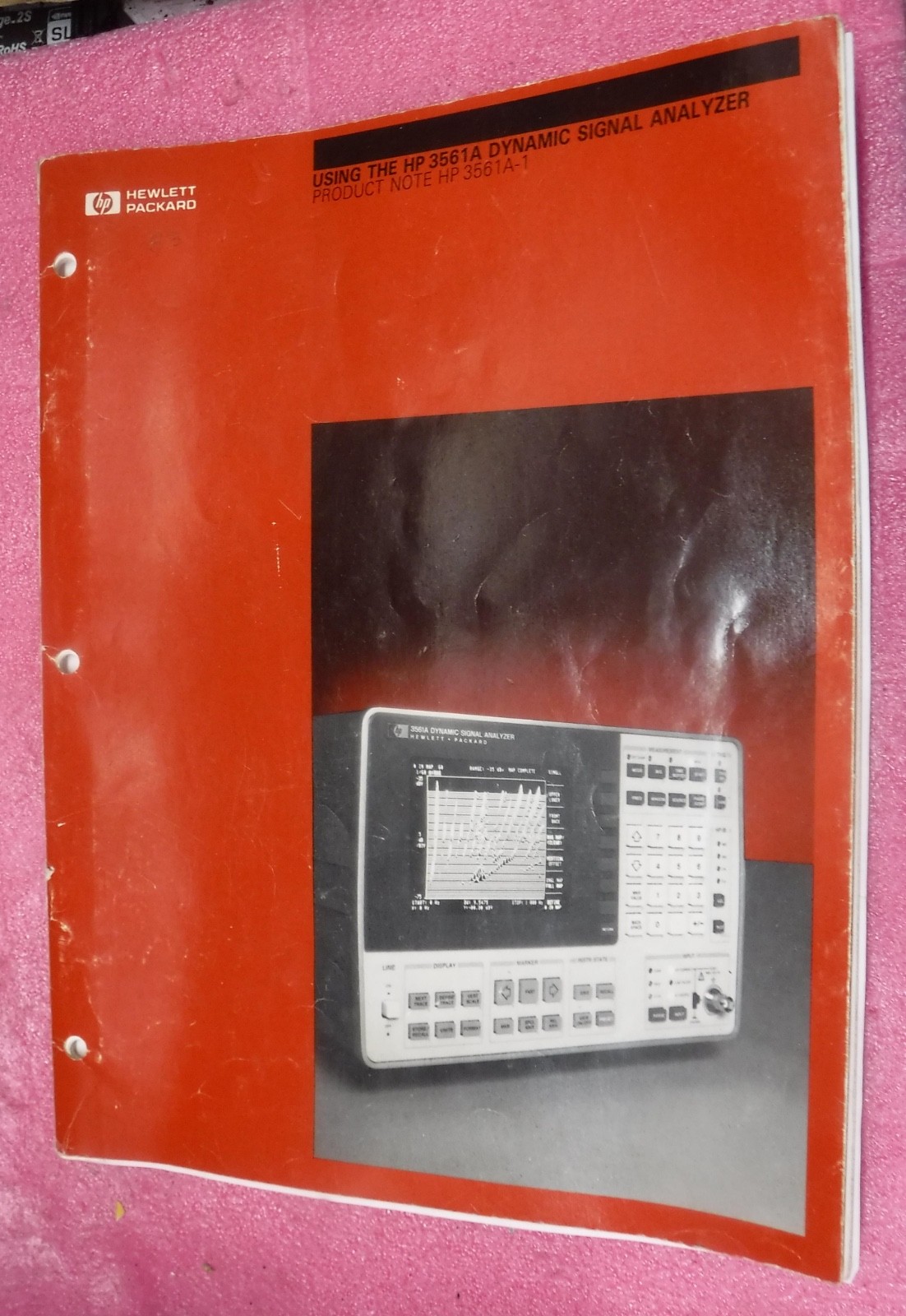 HP 3561A  MANUAL  FREE SHIPPING