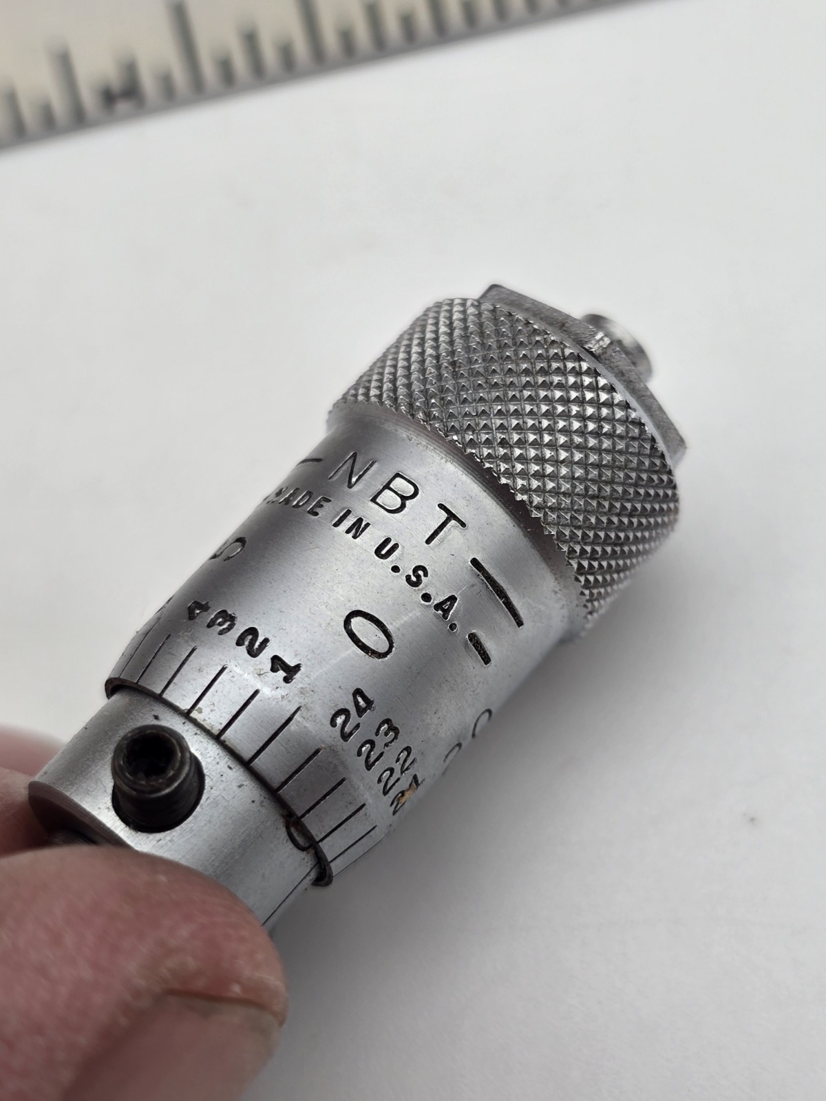 Vintage Machinist Depth Micrometer Gauge Set