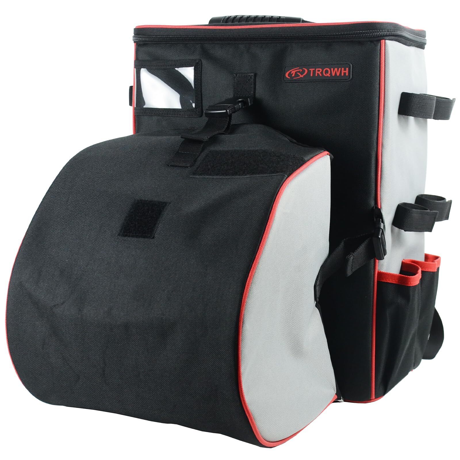 TRQWH Welder's Backpack with Helmet Catch & Reinforced Bottom, Waterproof