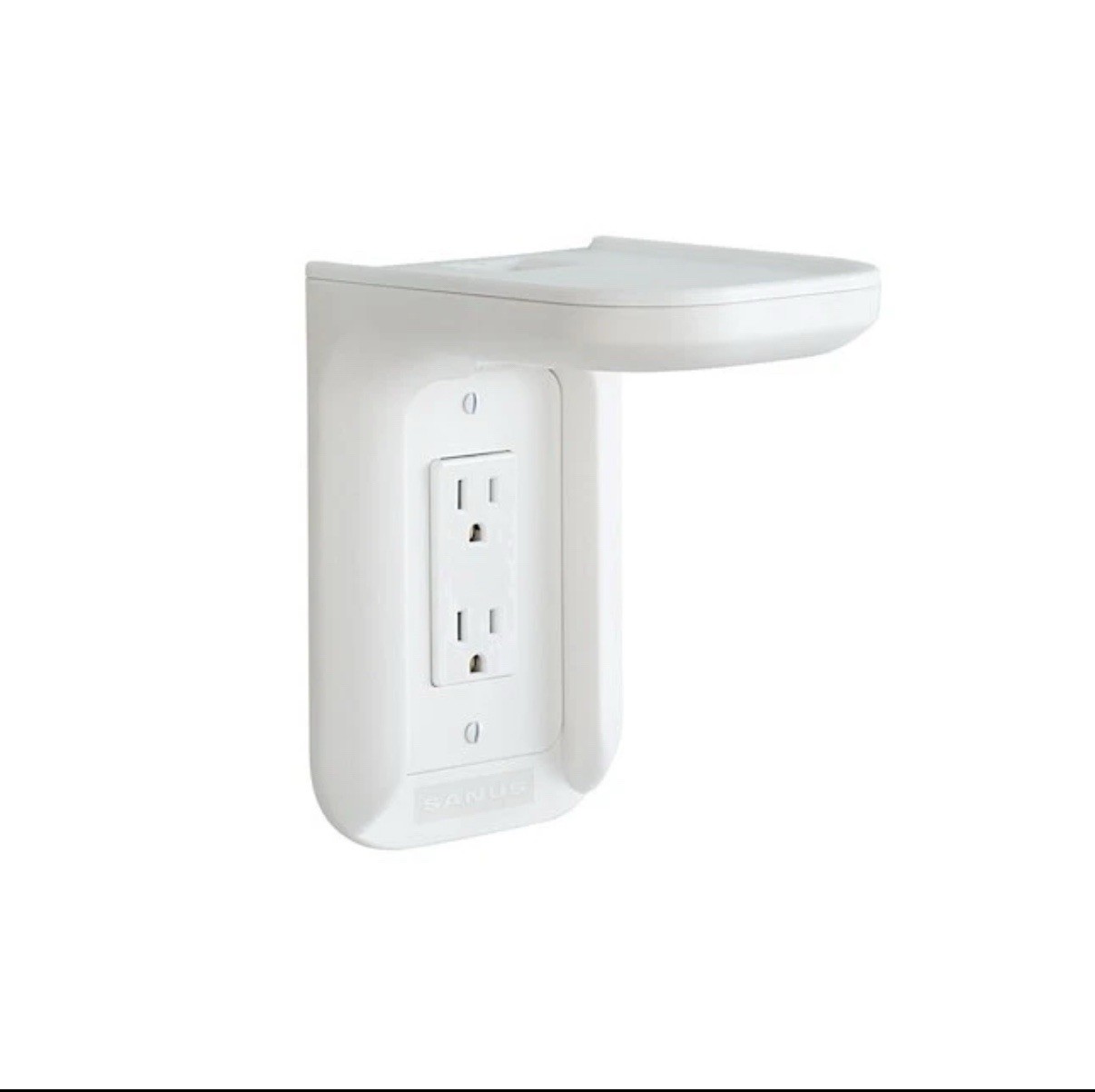 Sanus LOS1-W1 Outlet Shelf Speaker Mount Heavy Duty Holds Up To 10 Lbs  White