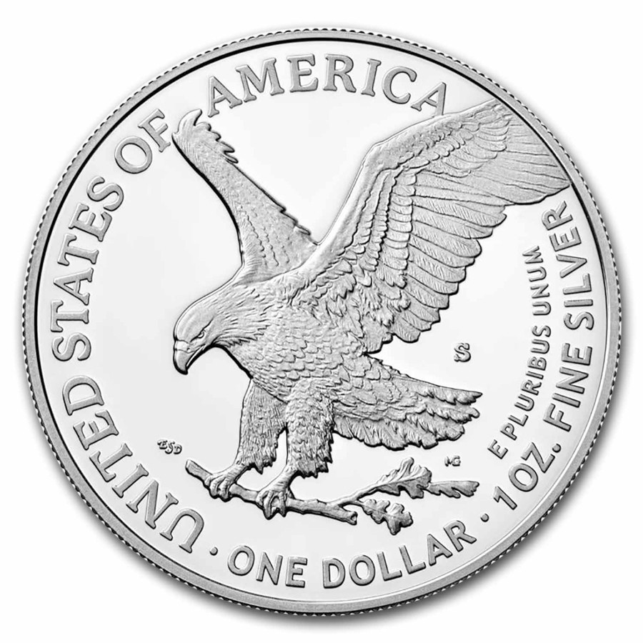 2025-W 1 oz Proof American Silver Eagle (w/Box & COA)
