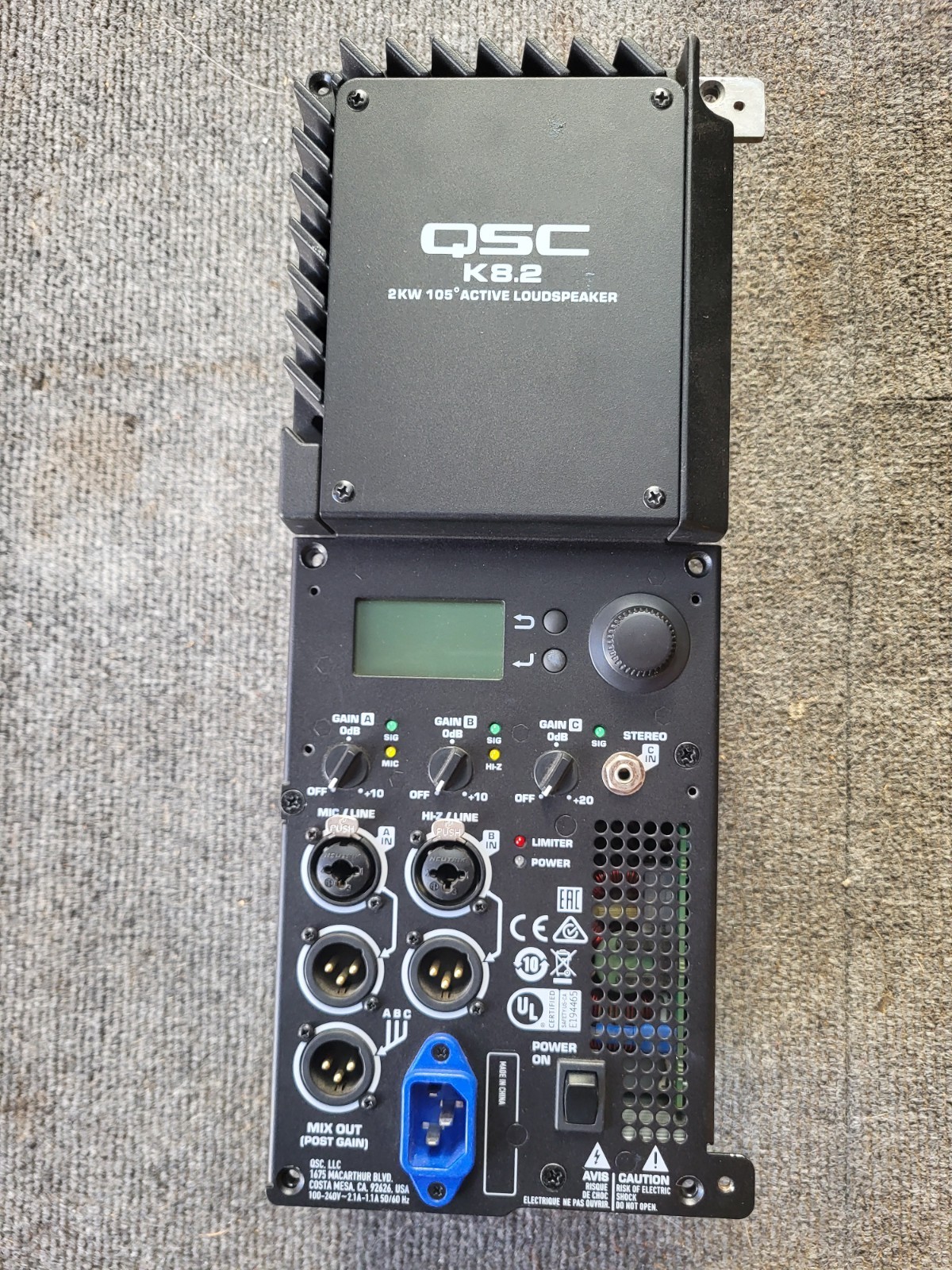 QSC K8.2 Complete Amplifier Module (Original QSC Replacement Part).