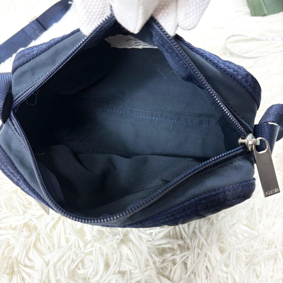 Porter Yoshida Bag Mini Shoulder Nylon Navy Excellent Condition
