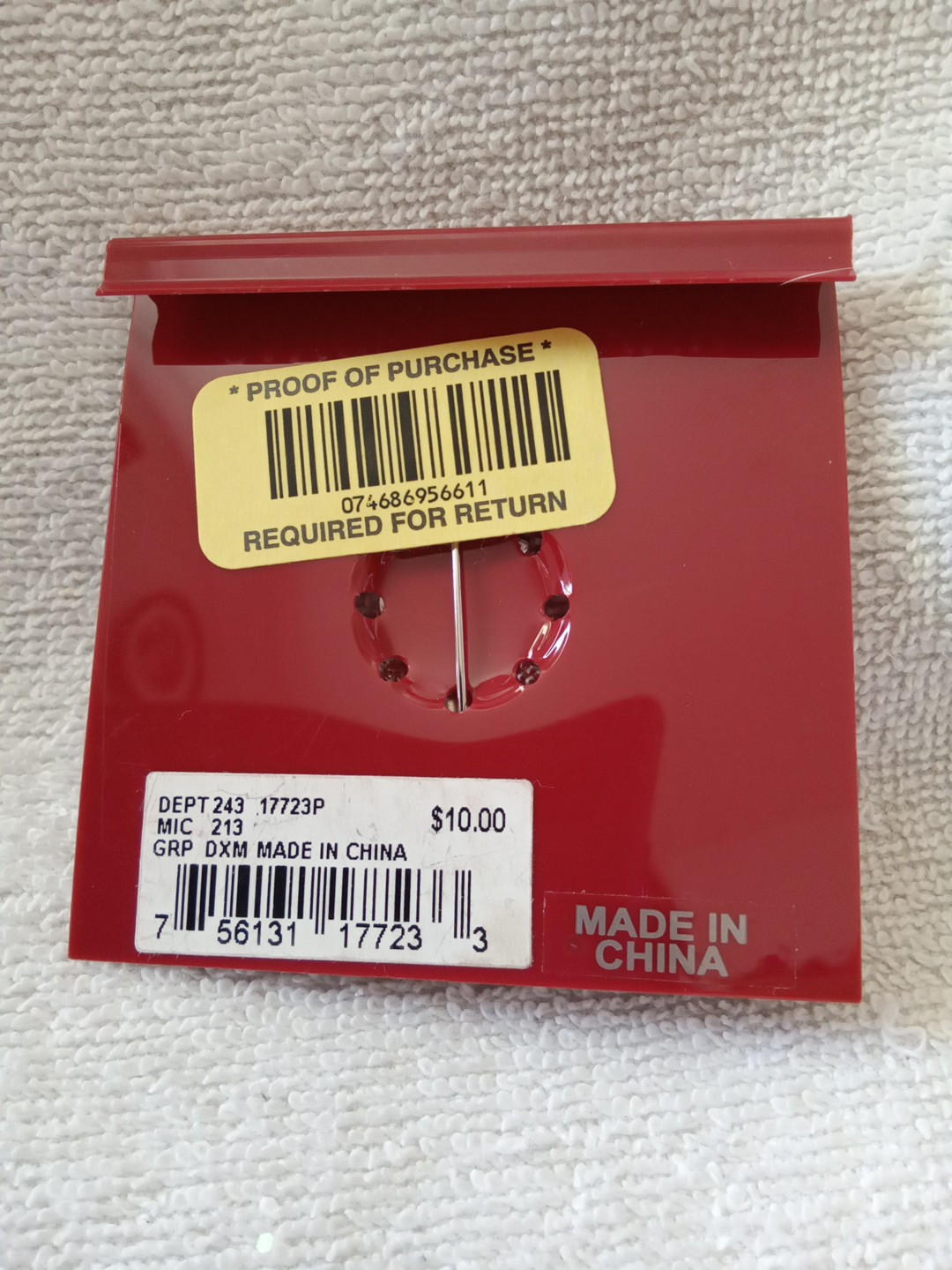 Christmas Snowman Pin